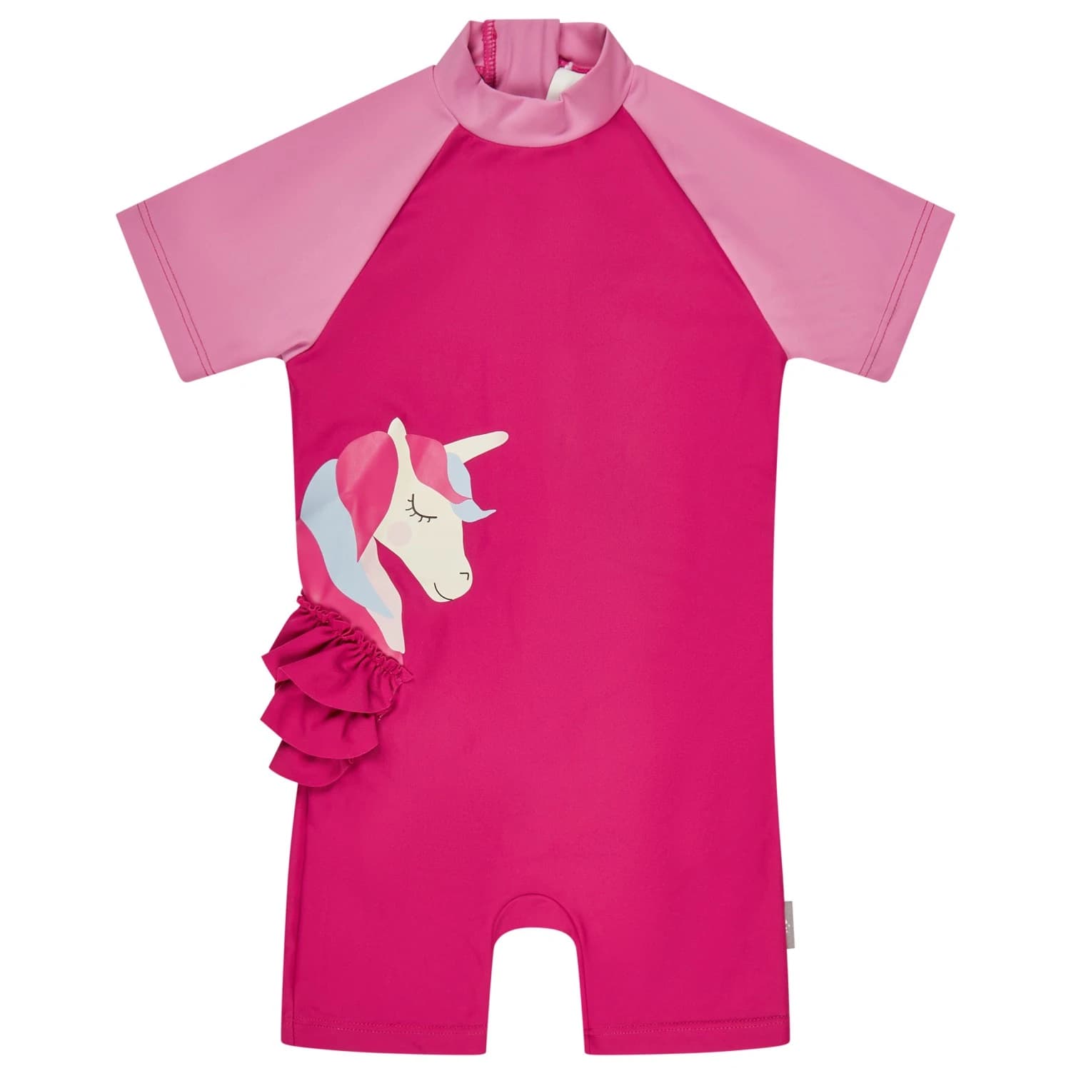 Детски цял бански от ликра (UV защита) Sterntaler Kids' Swimsuit Unicorn Lycra - Purpur