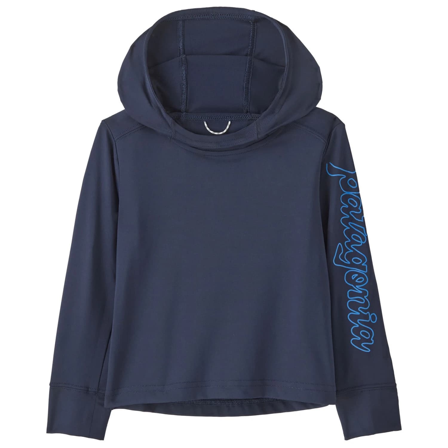 Ликра Patagonia Baby's Cap SW Hoody Hoodie - Fitz Script: New Navy
