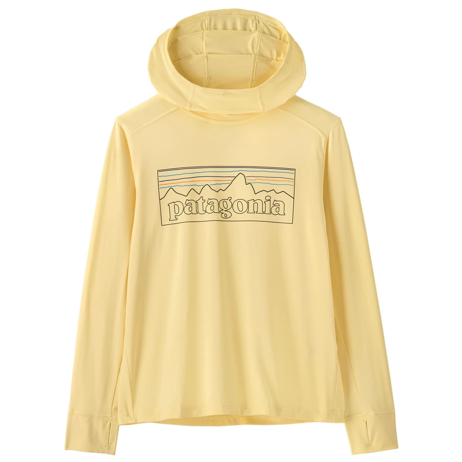 Детска ликра Patagonia Kid's Cap SW Hoody Lycra - P-6 Outline: Buttercup Yellow