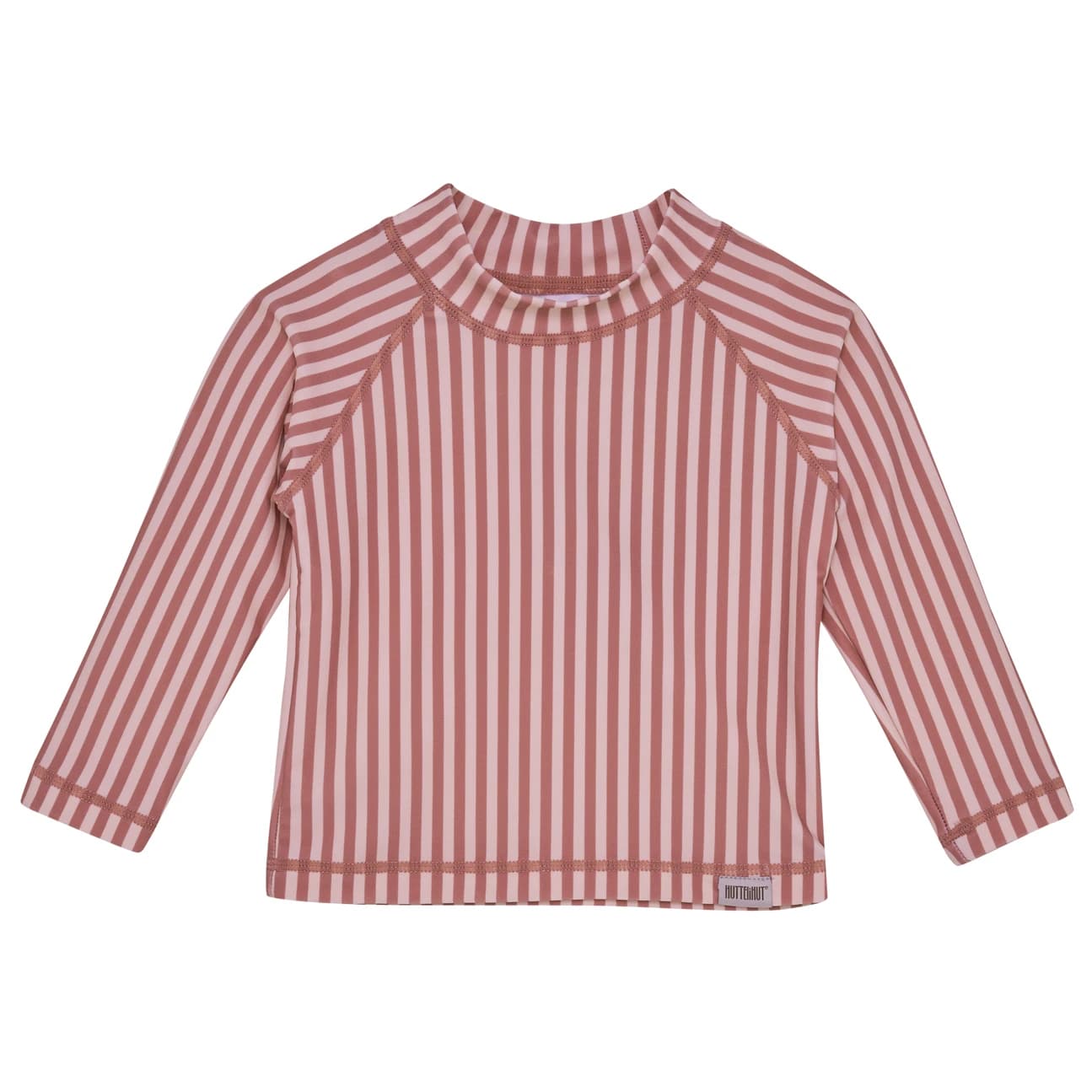Детска плажна тениска от ликра Huttelihut Kid's Swim T-Shirt L/S UV60 Lycra - Rose