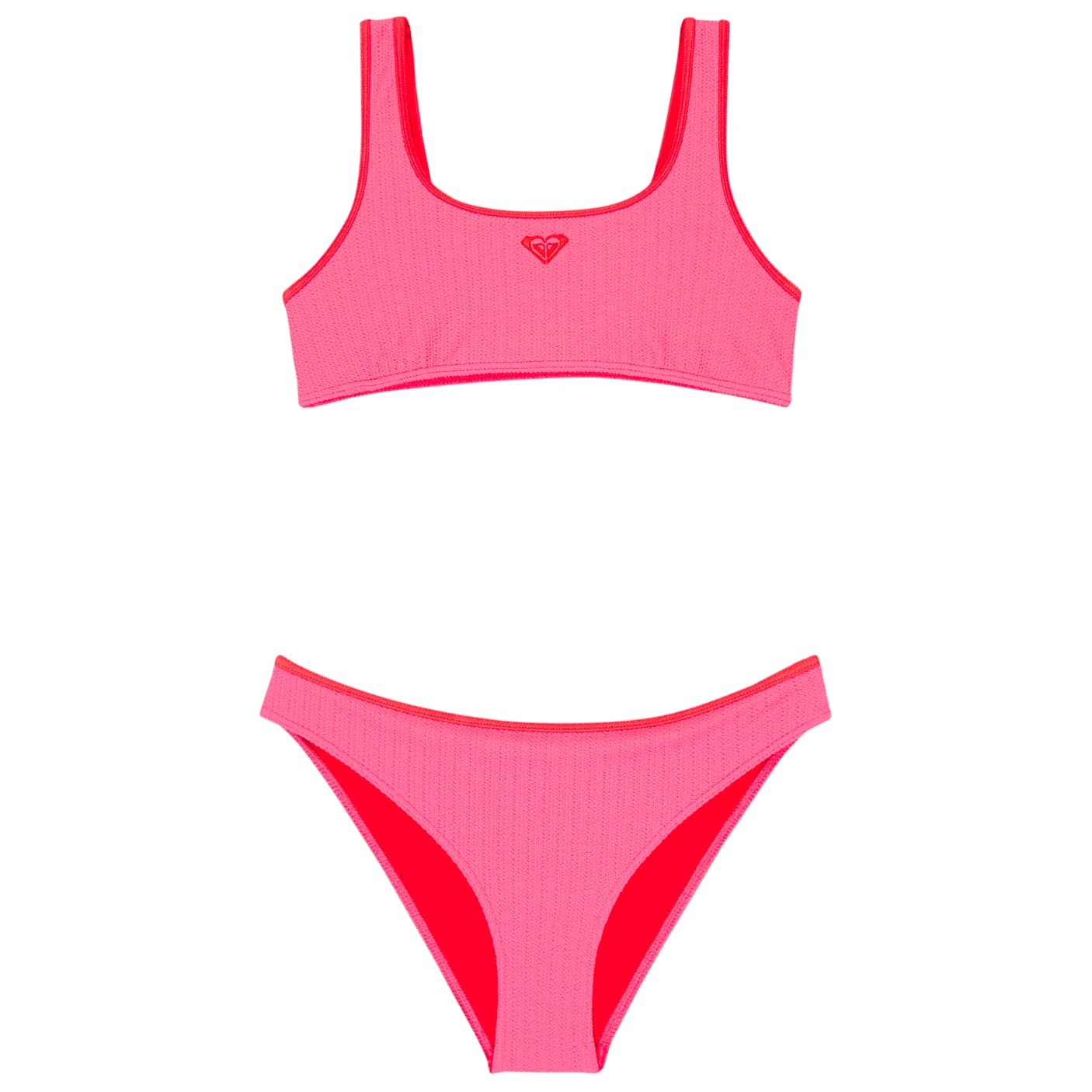 Детски комплект бикини Roxy Kid's Aruba Bralette Set Bikini - Sangria Sunset