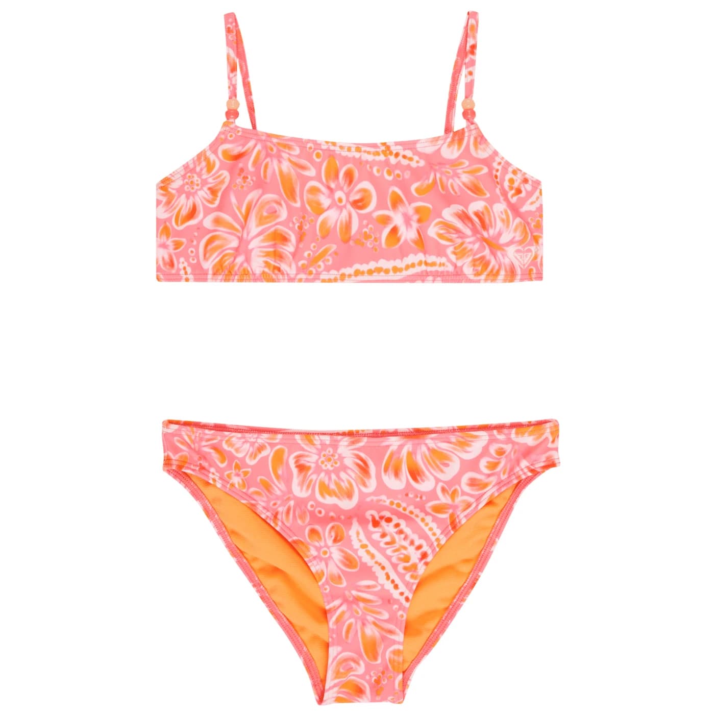 Детски комплект бикини Roxy Kid's Soleil Soleil Bralette Set Bikini - Plumeria Wildside Paisley Swrg
