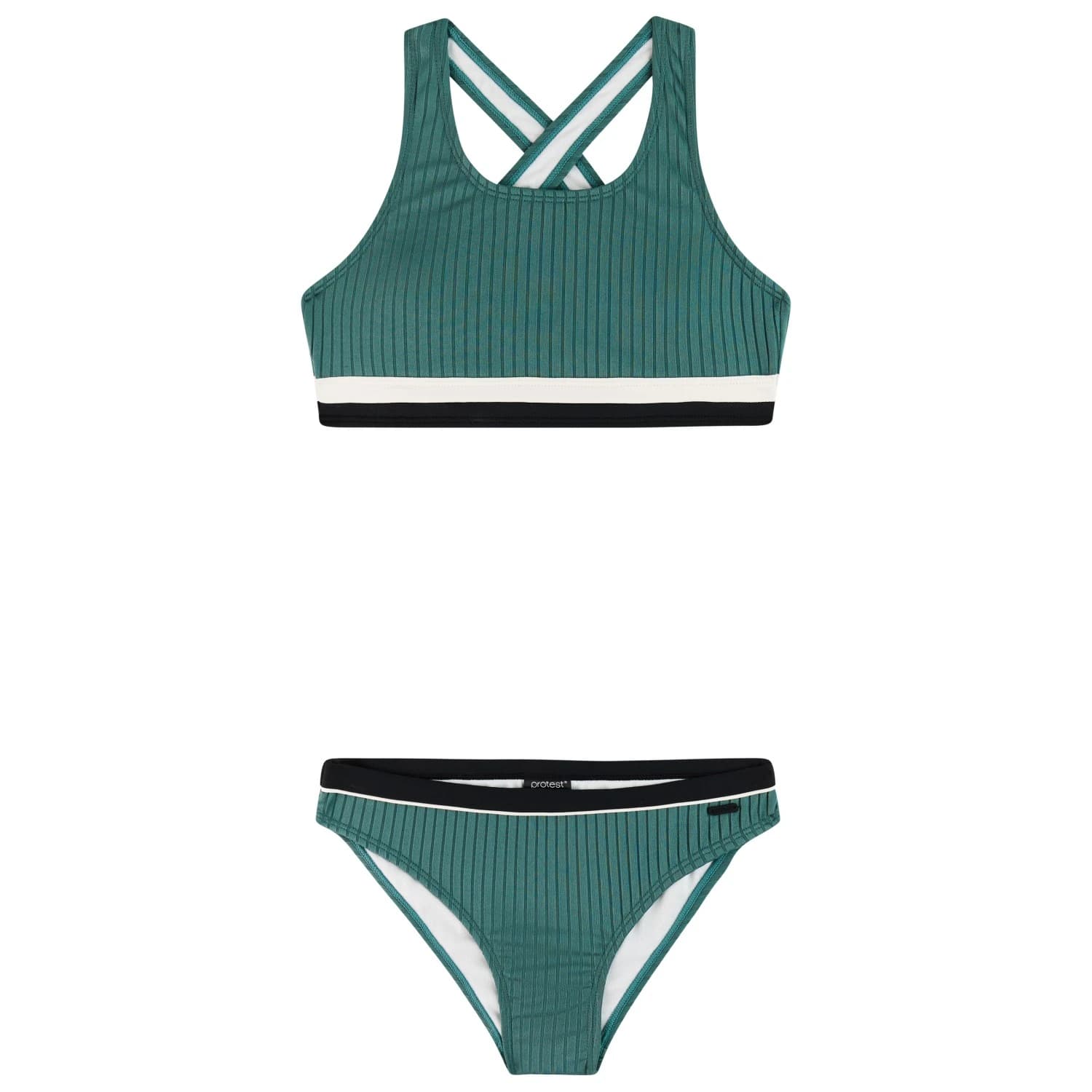 Детски комплект бикини Protest Kid's PRTYvette Bikini - Laurel Green
