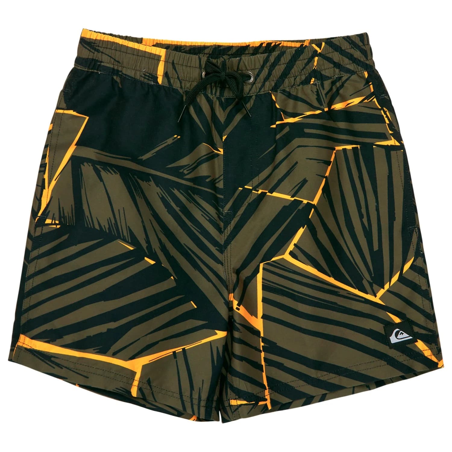 Детски бански слипове Quiksilver Kid's Everyday Printed Volley 14'' Swim brief - Grape Leaf Natural Geo