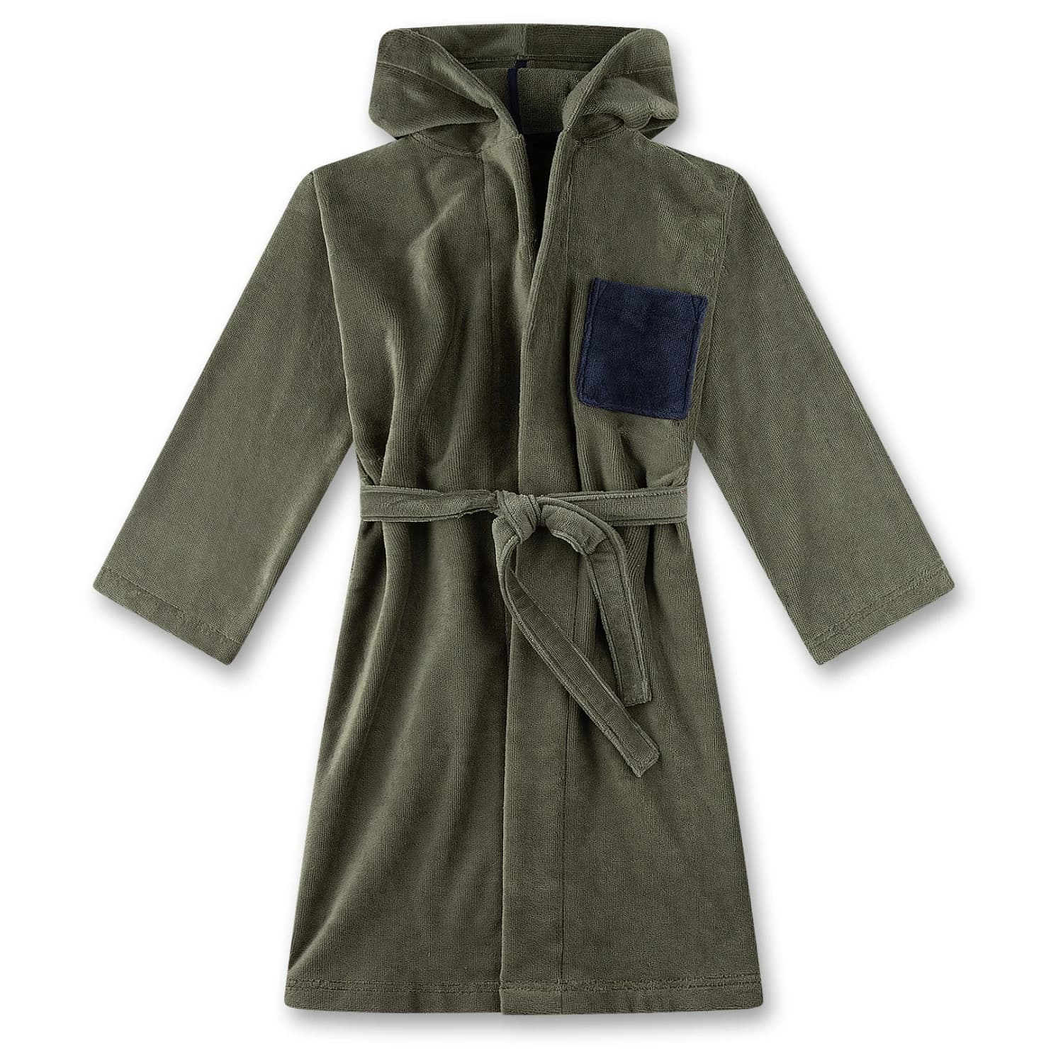 Халат Sanetta Boy's Terry Fleece Velours Bathrobe - Olive