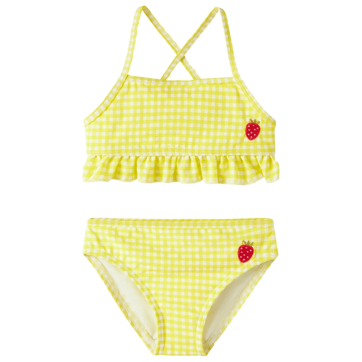 Детски комплект бикини Name it Kid's Zammer Bikini Bikini - Evening Primrose