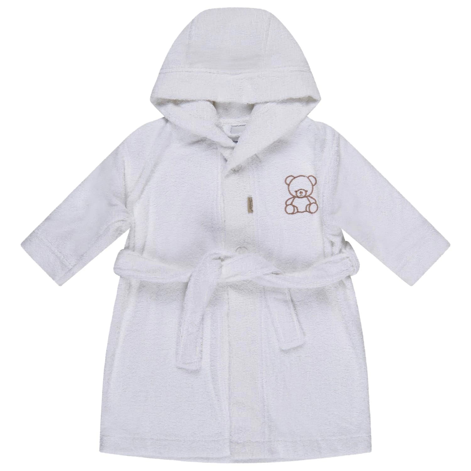Детски халат Sterntaler Kid's Bademantel Bär Bo Bathrobe - Weiß
