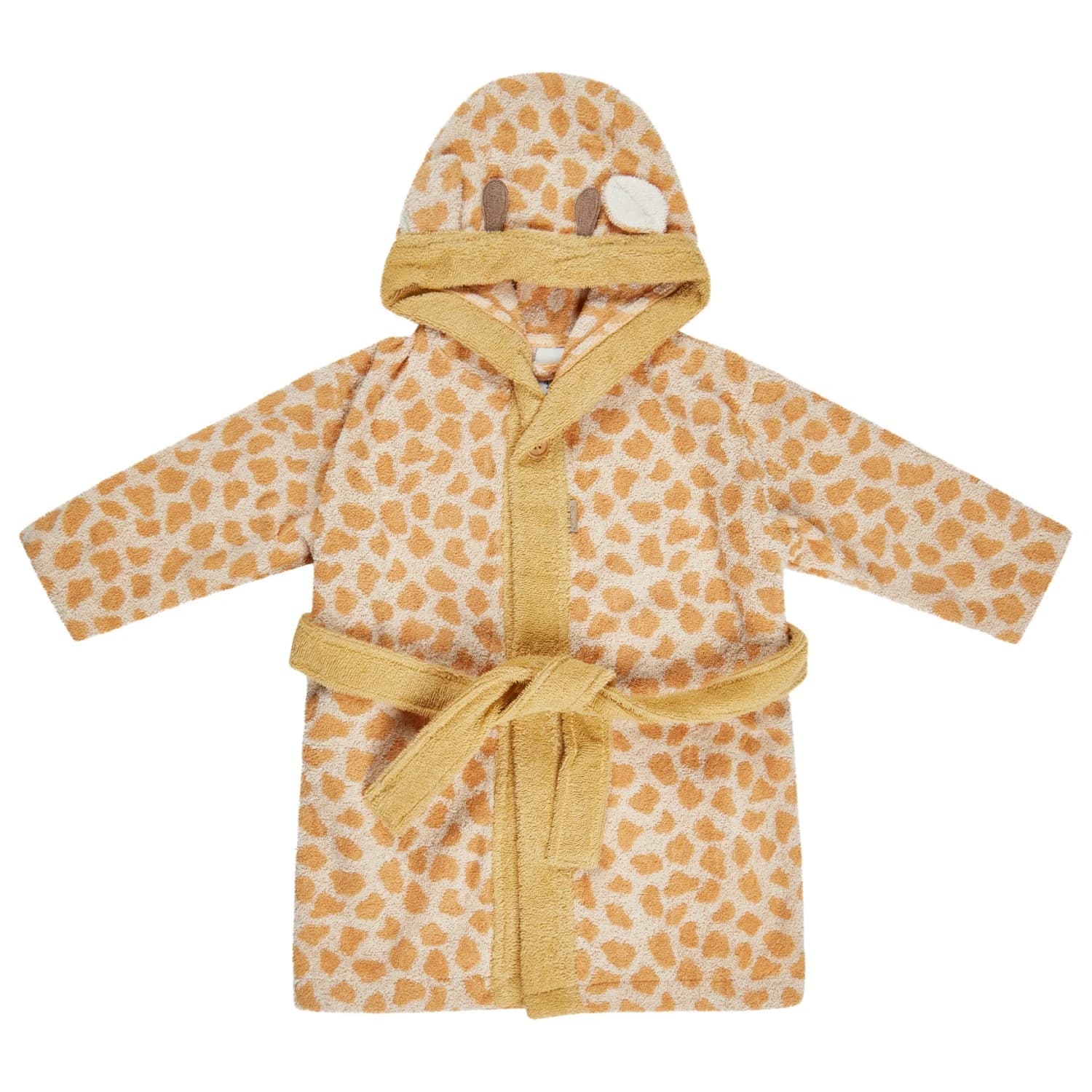 Детски халат Sterntaler Kid's Bademantel Giraffe Kaya Bathrobe - Sand