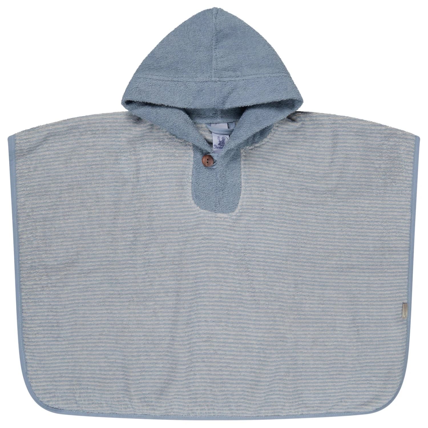 Детско пончо за сърф Sterntaler Kid's Badeponcho Surf poncho - Graublau / Filou