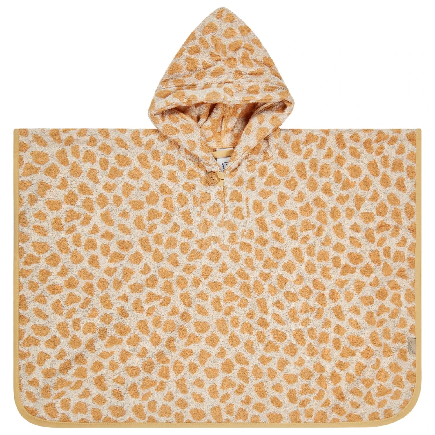 Детско пончо за сърф Sterntaler Kid's Badeponcho Surf poncho - Sand / Giraffe Kaya