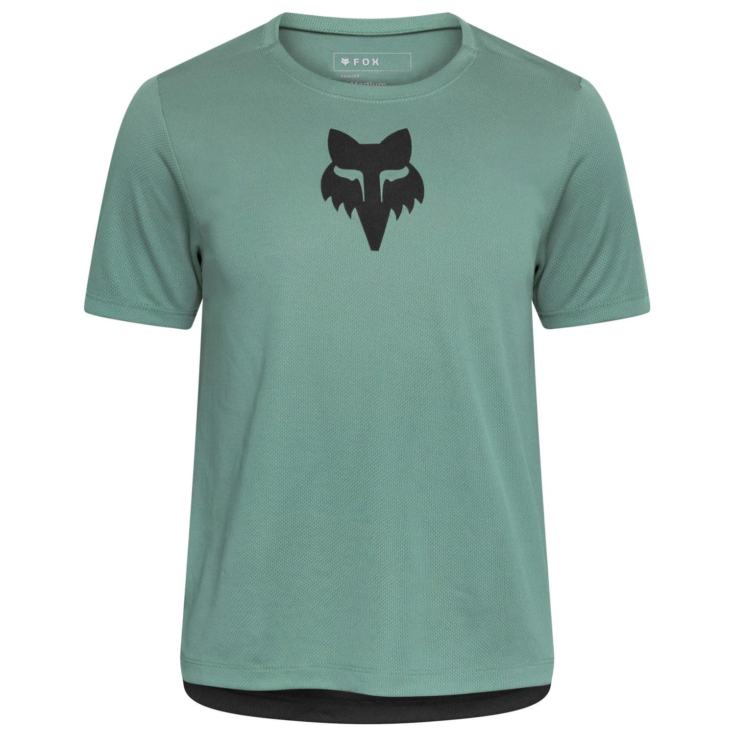 Детска фланелка с къс ръкав за колоездене FOX Racing Kid's Ranger S/S Jersey Fox Head Cycling jersey - Pine