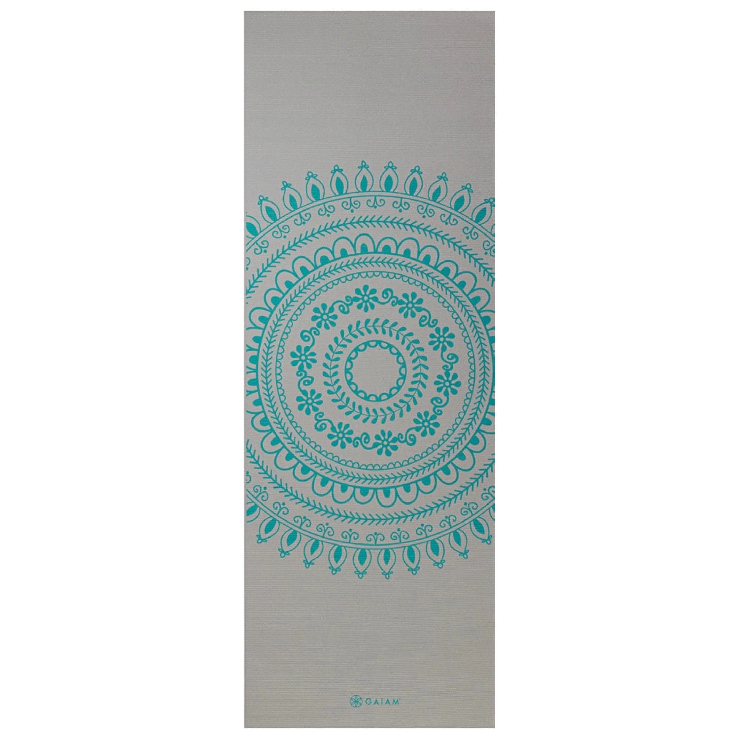 Постелка за йога Gaiam Yoga Mat 6 mm Premium Longer/Wider Yoga mat - Grey / Green