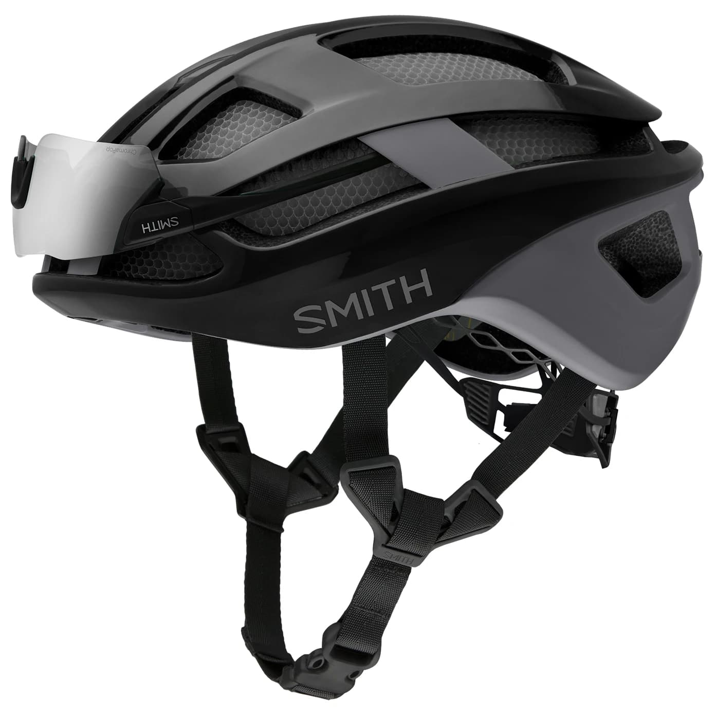 Каска за шосейно колоездене Smith Trace Mips Bike helmet - Black Matte Cement B21