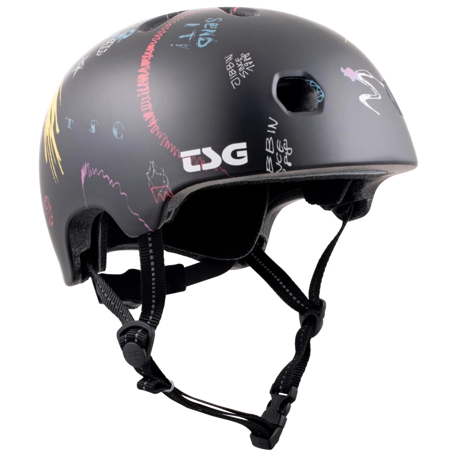 Каска за планинско колоездене TSG Meta Graphic Design Bike helmet - Black Drip-In
