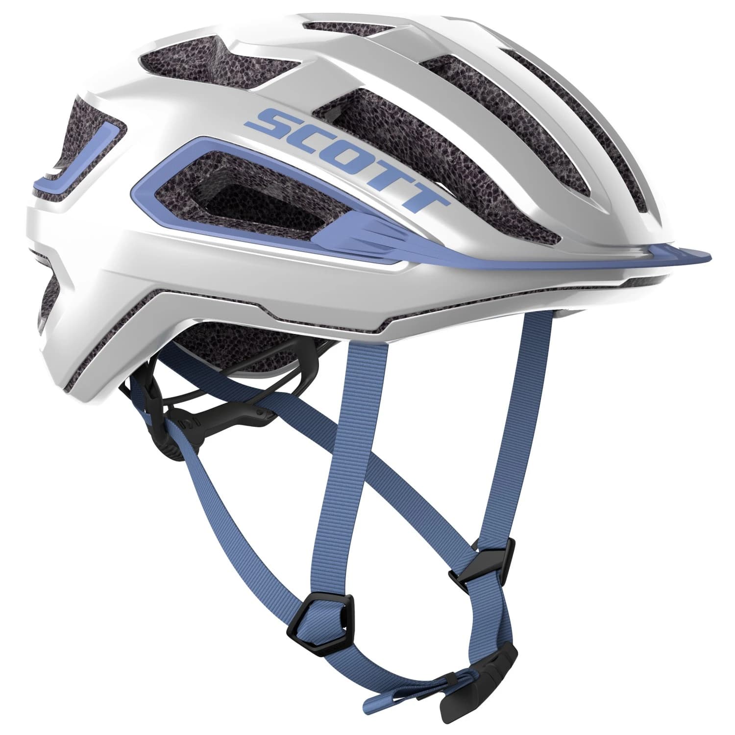 Каска за планинско колоездене Scott Helmet Arx (Ce) Bike helmet - White / Dream Blue
