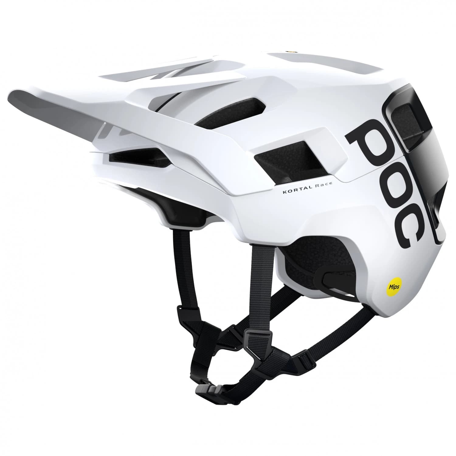Каска за планинско колоездене POC Kortal Race MIPS Bike helmet - Hydrogen White / Uranium Black Matt