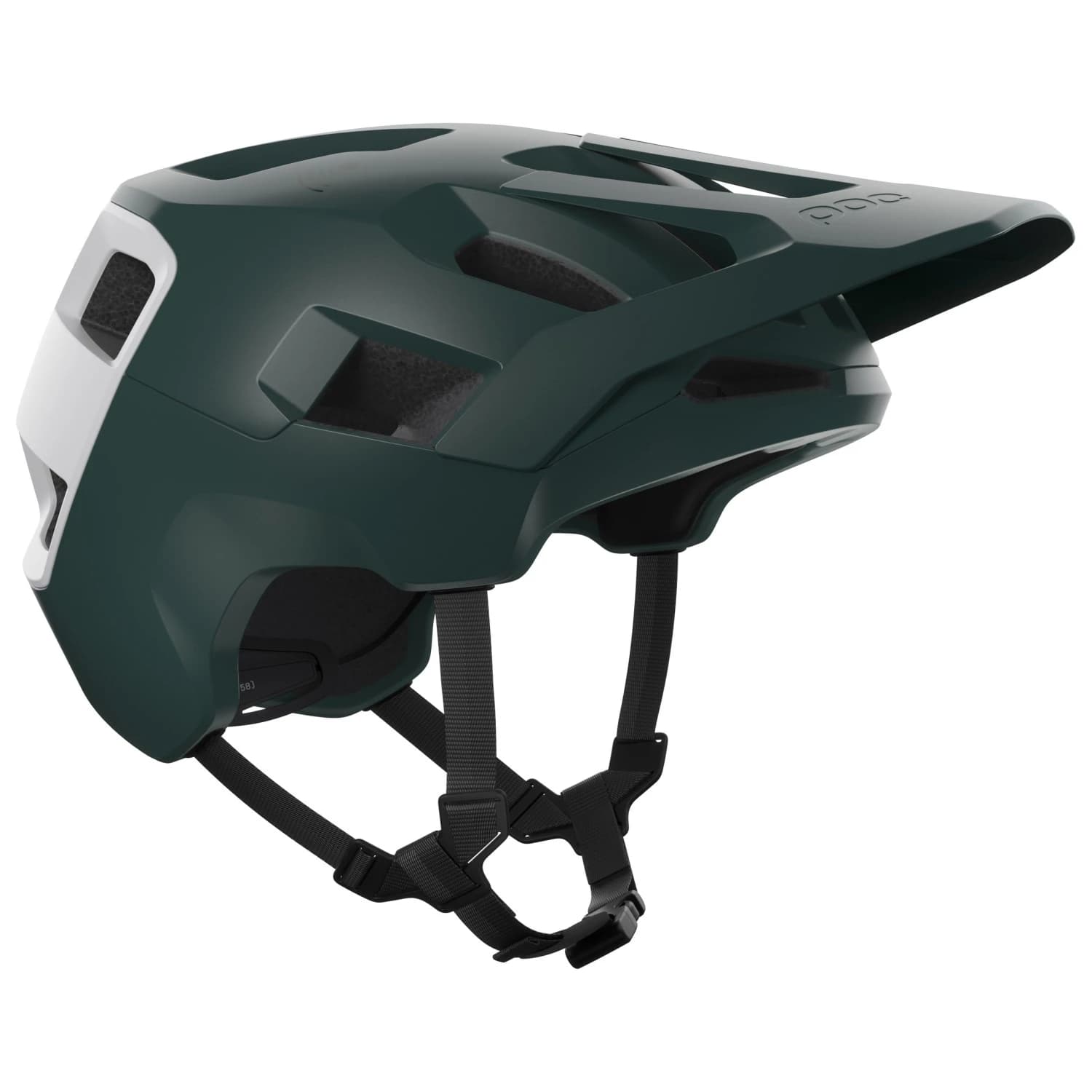 Каска за планинско колоездене POC Kortal Race MIPS Bike helmet - Pargasite Green Matt/Fluorescent Orange Matt