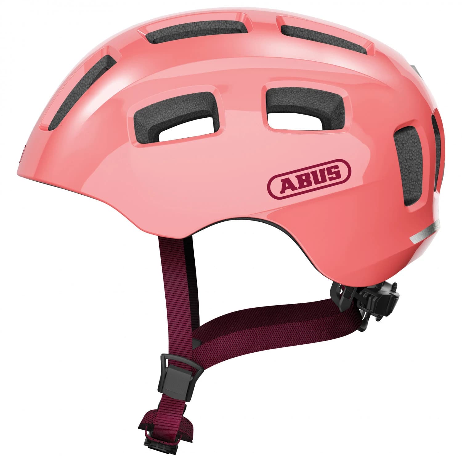 Детска каска за велосипед ABUS Kid's Youn-I 2.0 Bike helmet - Living Coral