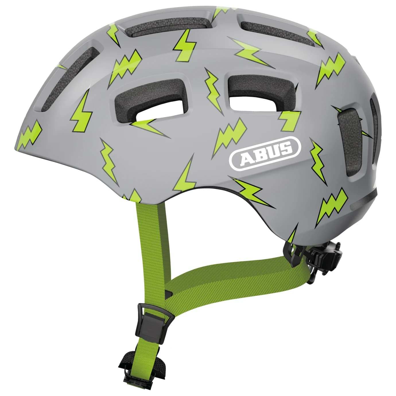 Детска каска за велосипед Abus Kid's Youn-I 2.0 Bike helmet - Grey Flash