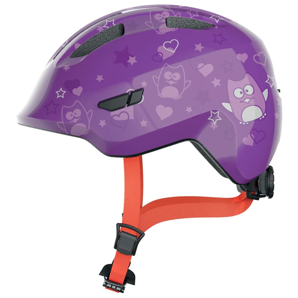 Детска каска за велосипед Abus Kid's Smiley 3.0 Bike helmet - Purpletar