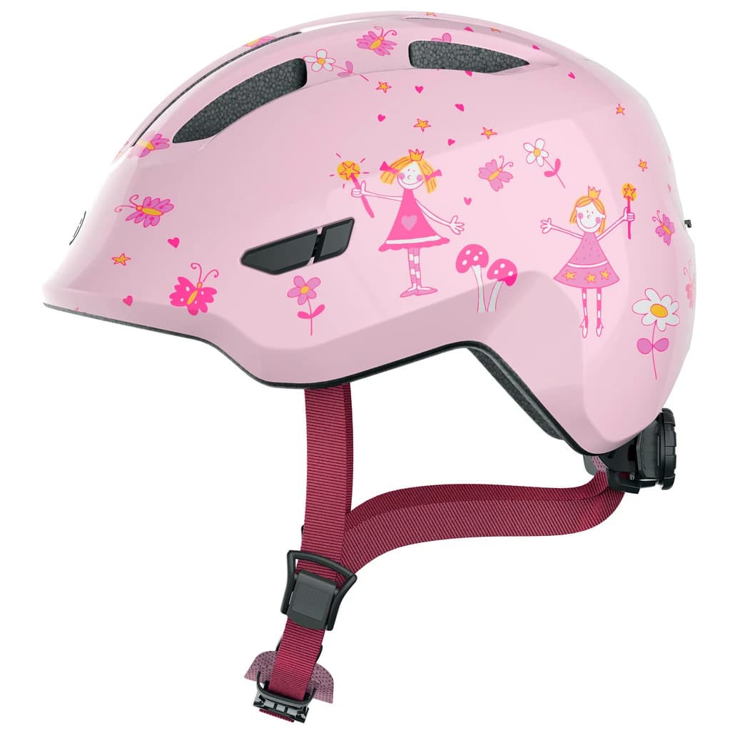 Детска каска за велосипед Abus Kid's Smiley 3.0 Bike helmet - Rose Princess