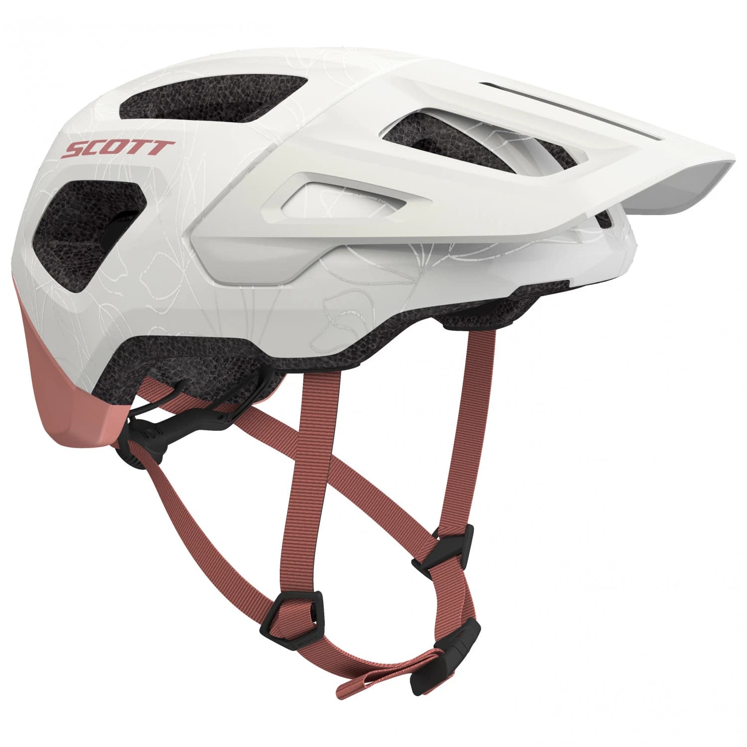 Детска каска за планинско колоездене Scott Kid's Argo Plus Bike helmet - White / Light Pink