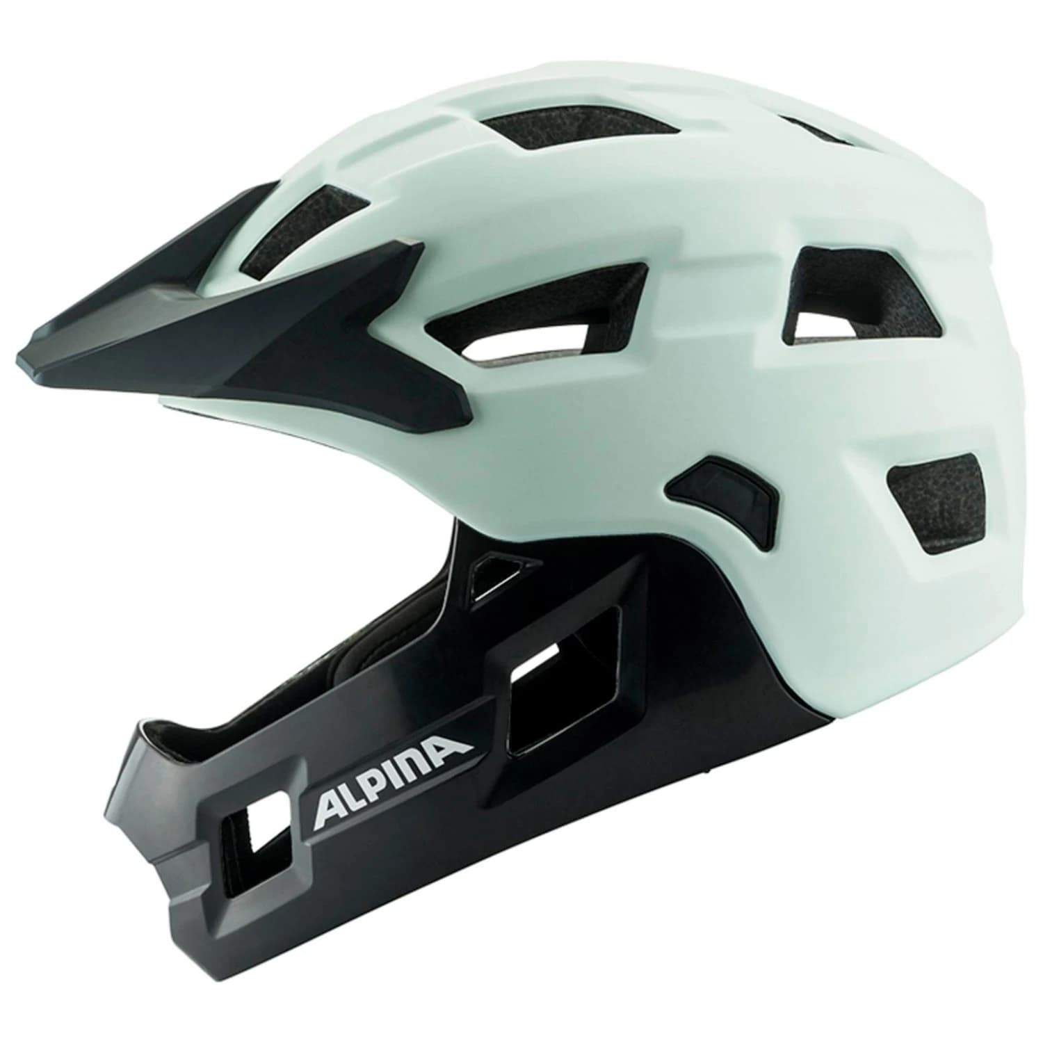 Детска full Face каска Alpina Kid's Rupi Bike helmet - Off-White Matt