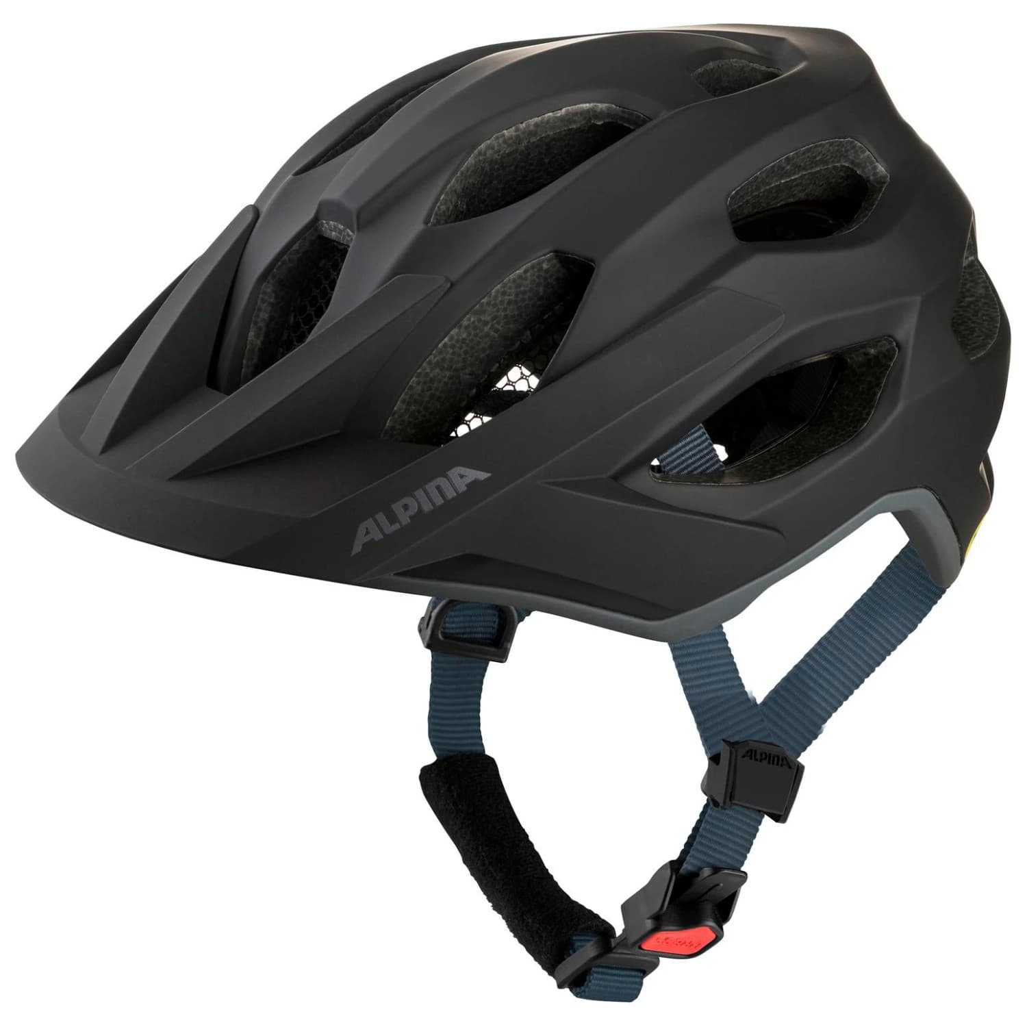 Каска за планинско колоездене Alpina Apax MIPS Bike helmet - Black Matt