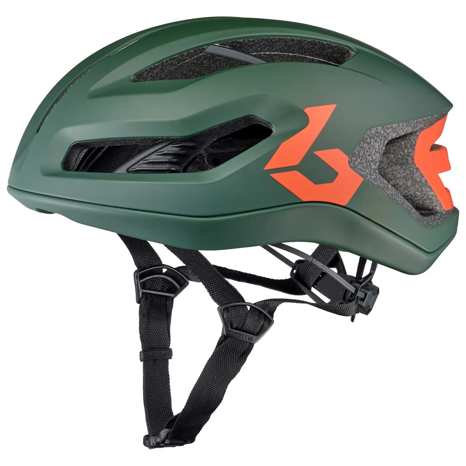 Каска за шосейно колоездене Bollé Eco Avio MIPS Bike helmet - Green Orange Matte