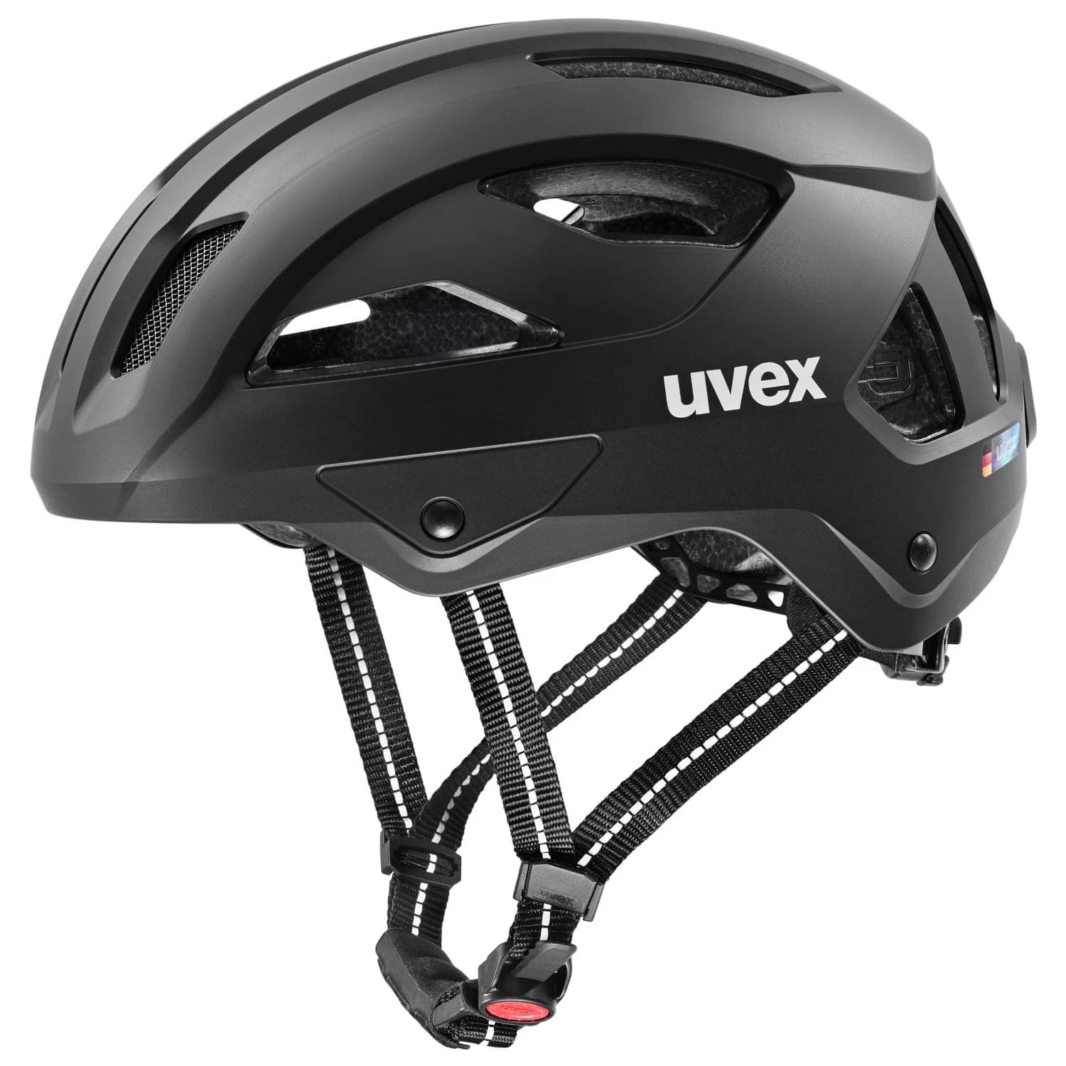 Каска за велосипед Uvex City Stride Bike helmet - Black Matt