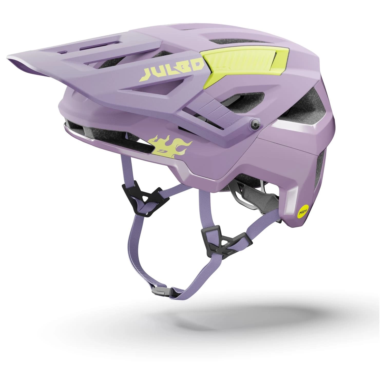 Каска за планинско колоездене Julbo Forest Evo Bike helmet - Light Purple / Yellow