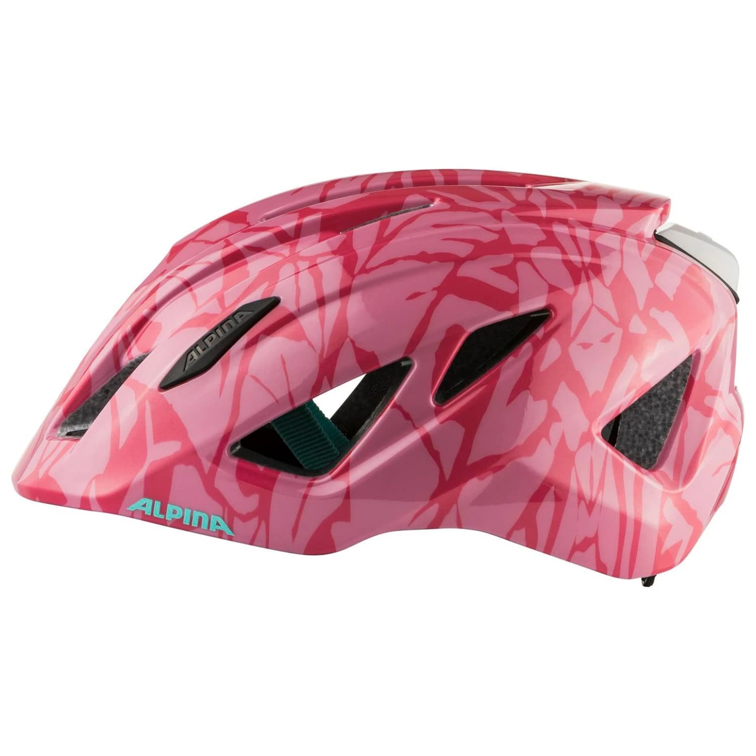 Детска каска за велосипед Alpina Kid's Pico Bike helmet - Pink Sparkle Gloss