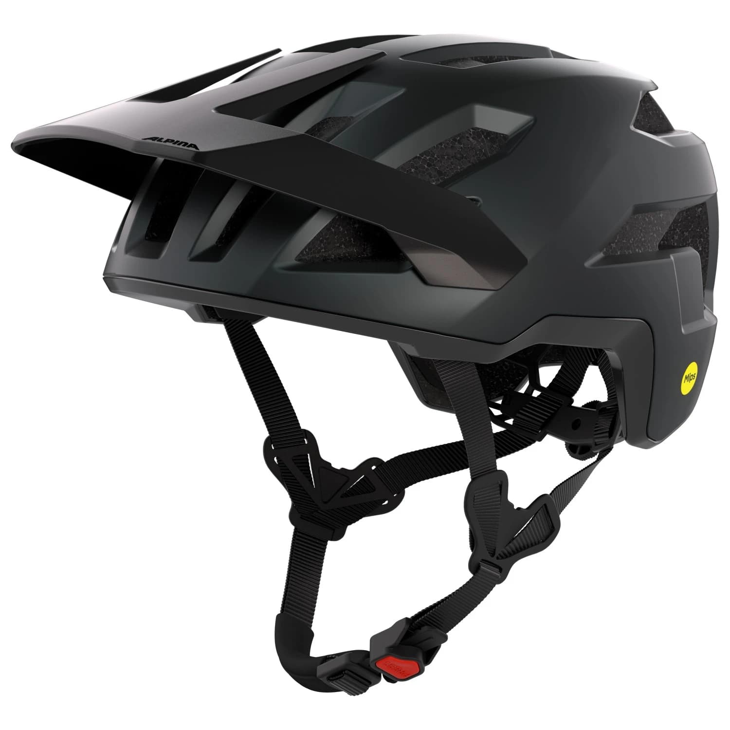 Каска за планинско колоездене Alpina Taunus Mips Bike helmet - Black Matt