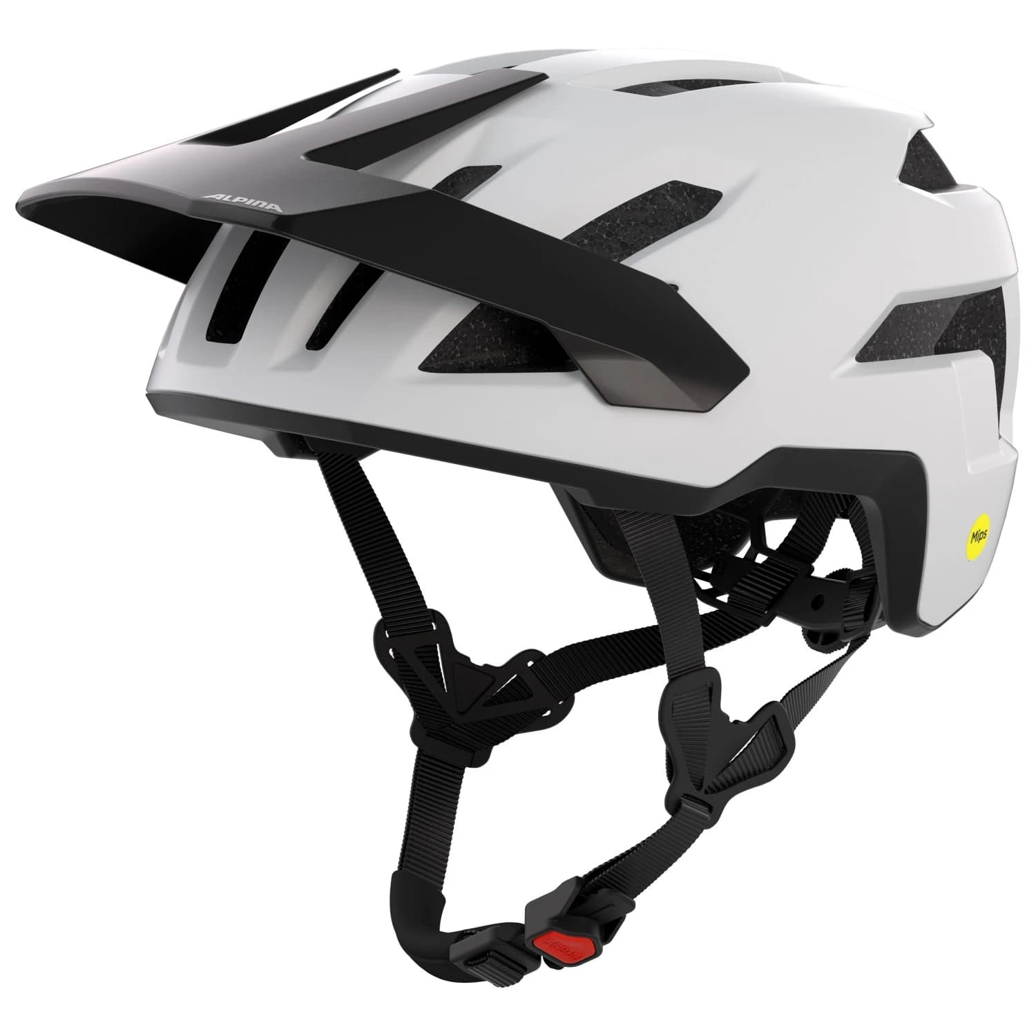 Каска за планинско колоездене Alpina Taunus Mips Bike helmet - White Matt