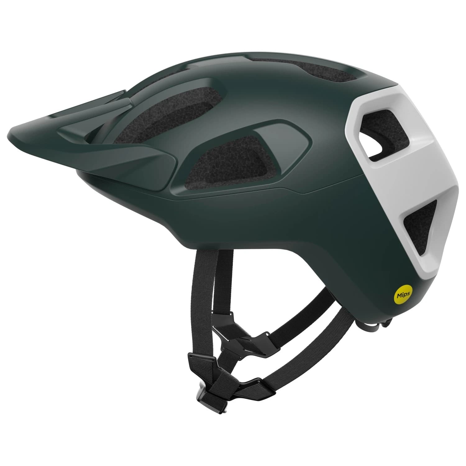 Каска за планинско колоездене POC Cularis Bike helmet - Pargasite Green Matt / Hydrogen White Matt