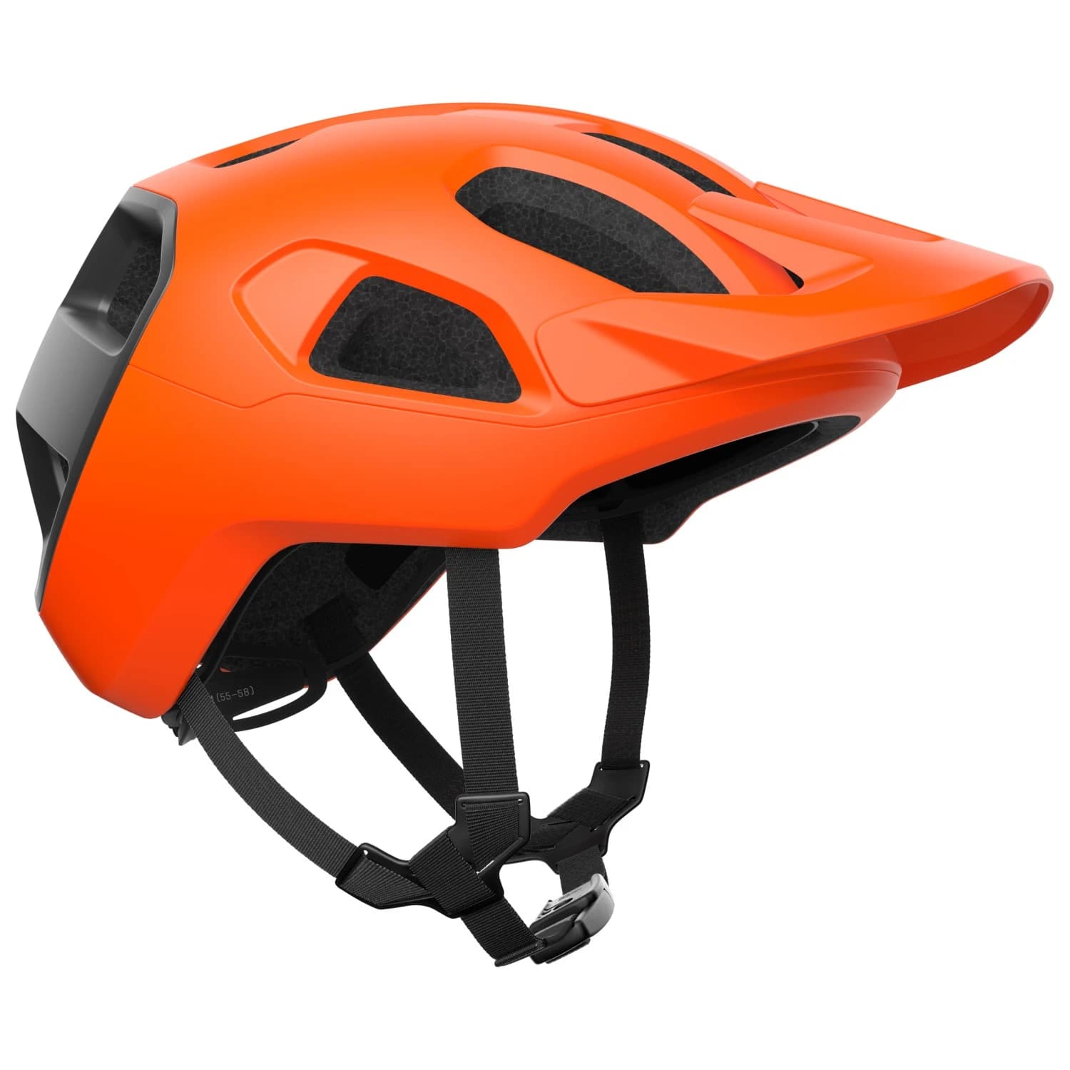Каска за планинско колоездене Poc Cularis Bike helmet - Fluorescent Orange Matt / Uranium Black Matt