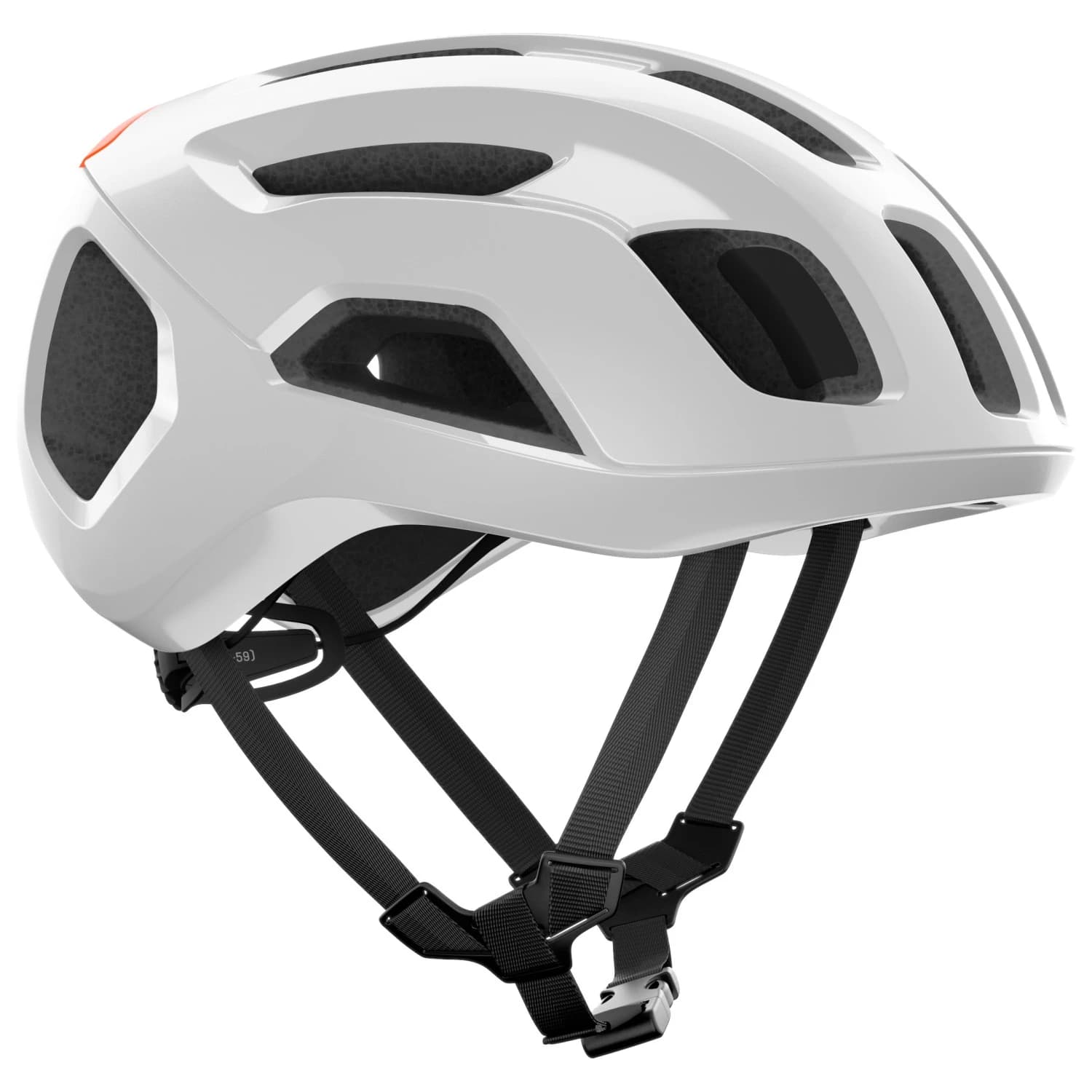 Каска за шосейно колоездене POC Ventral Air Mips Bike helmet - Hydrogen White / Fluorescent Orange