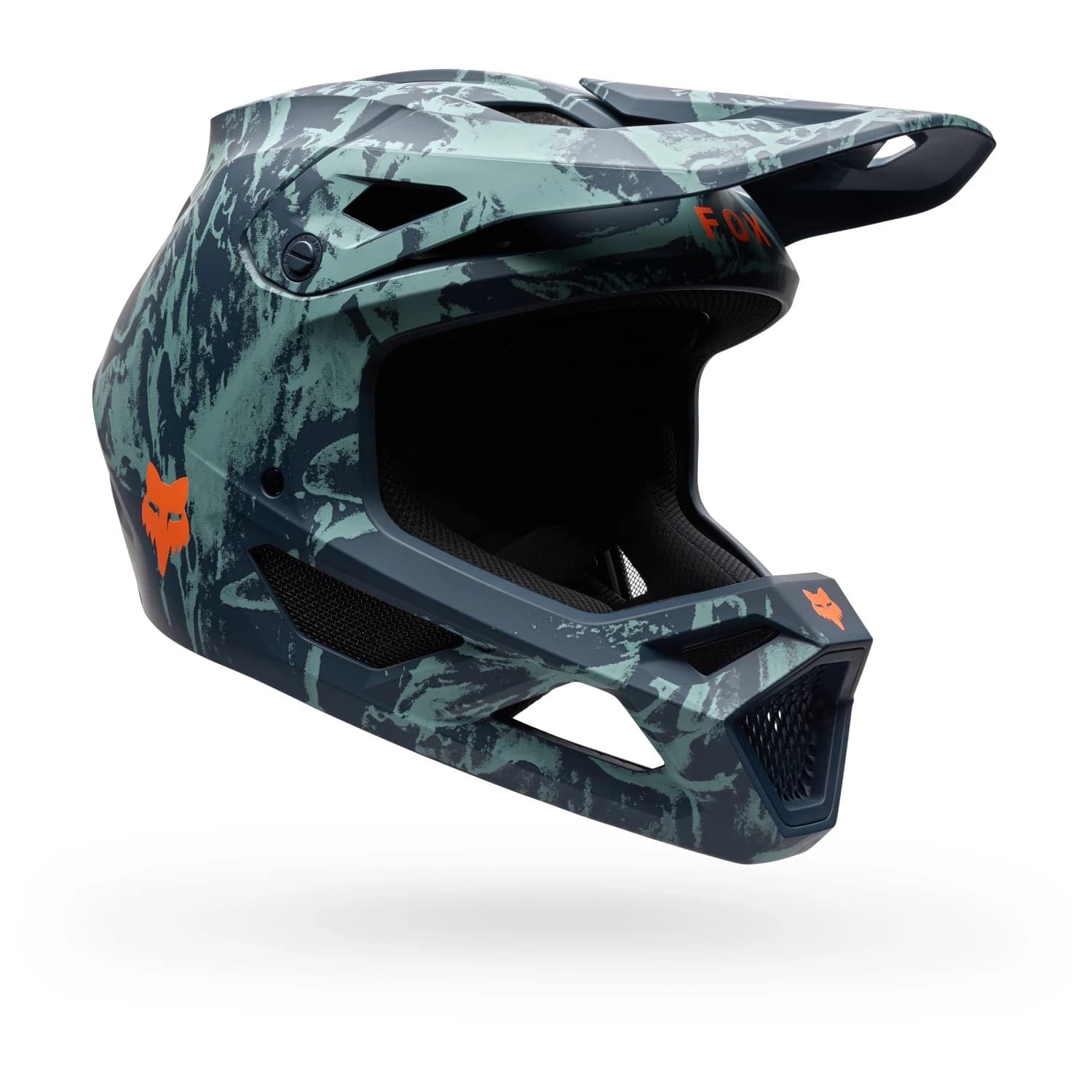 Full Face каска FOX Racing Rampage Image Print Bike helmet - Arctic Blue