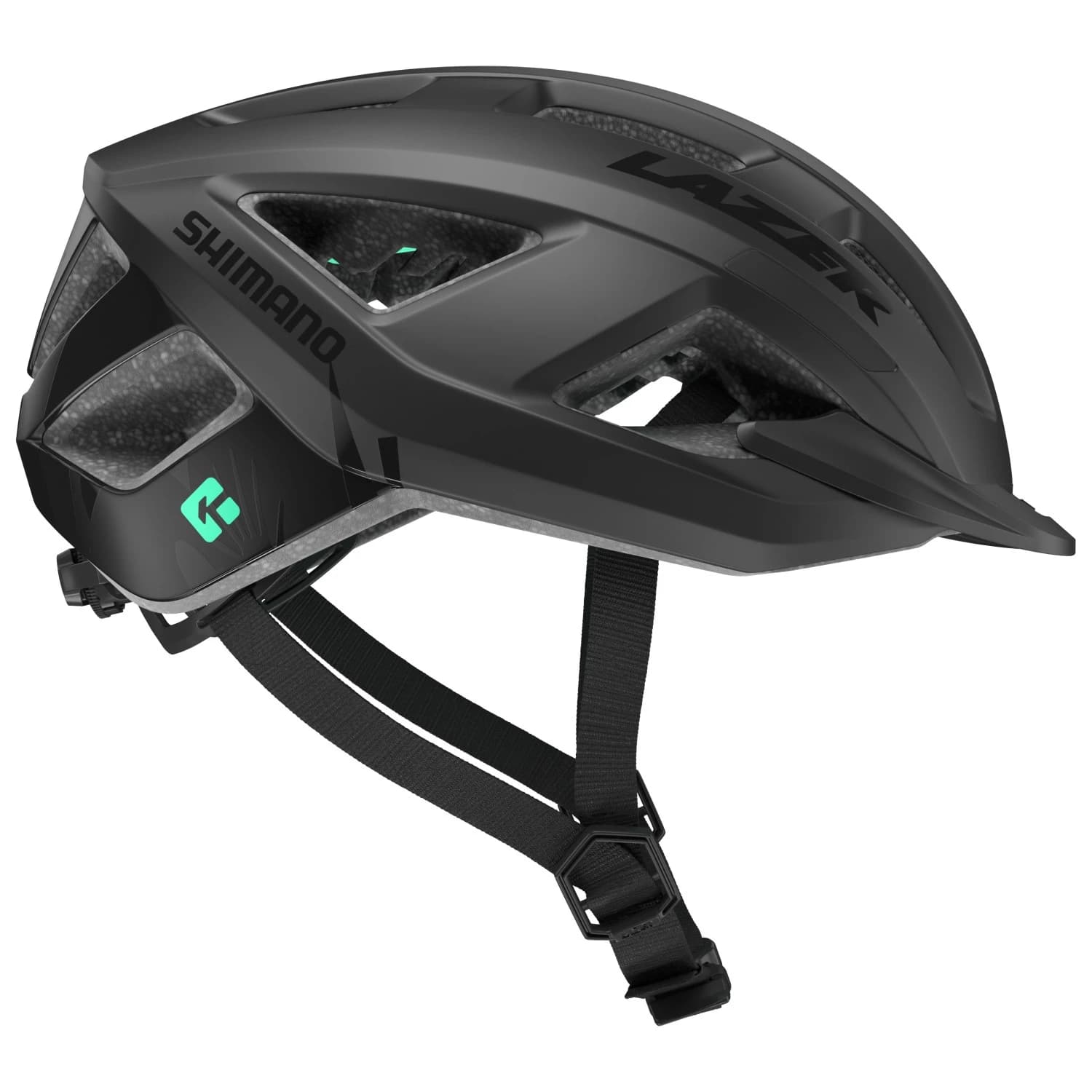 Каска за шосейно колоездене Lazer Cerro KinetiCore Bike helmet - Matte Black Shimano Edition