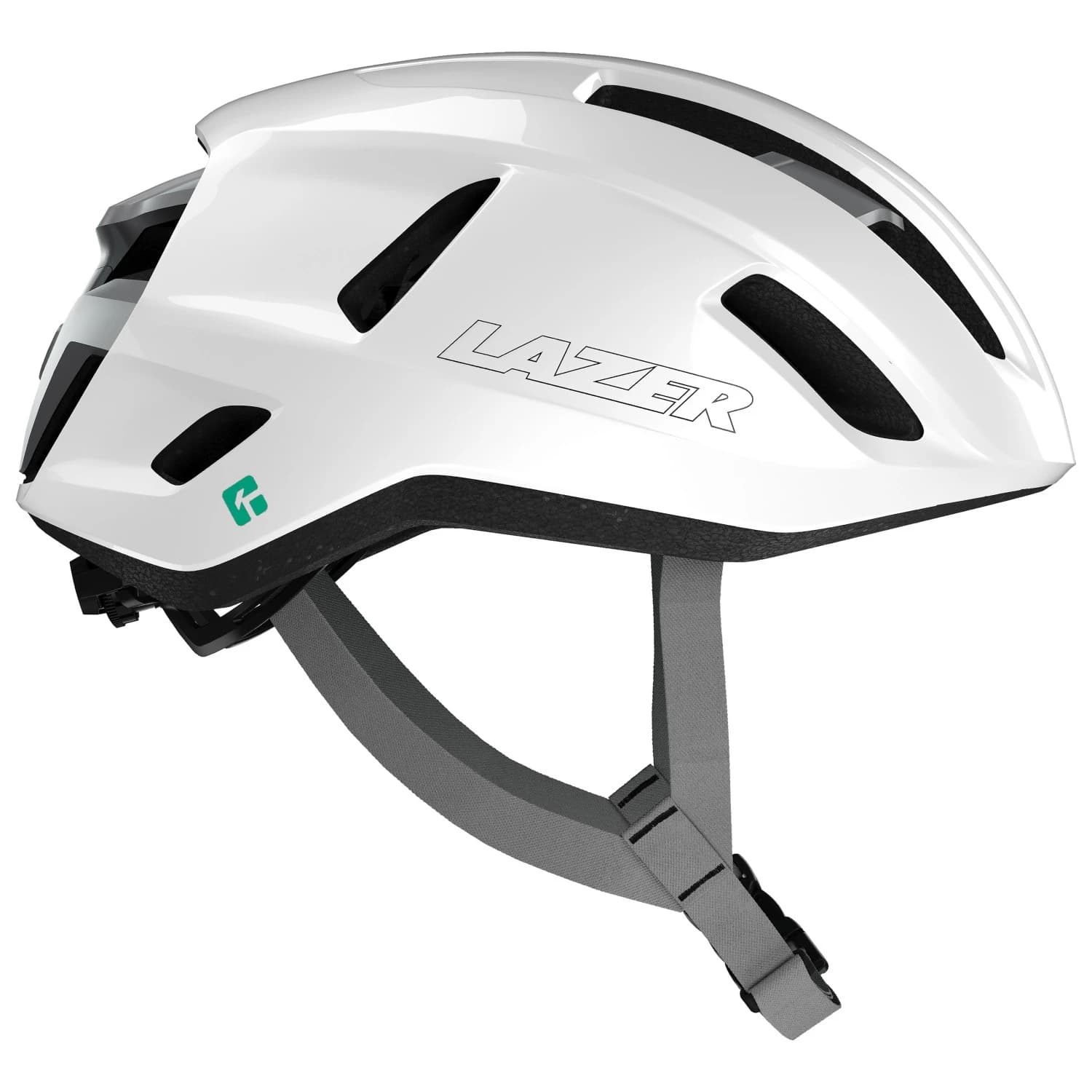 Каска за шосейно колоездене Lazer Sphere KinetiCore Bike helmet - White Silver