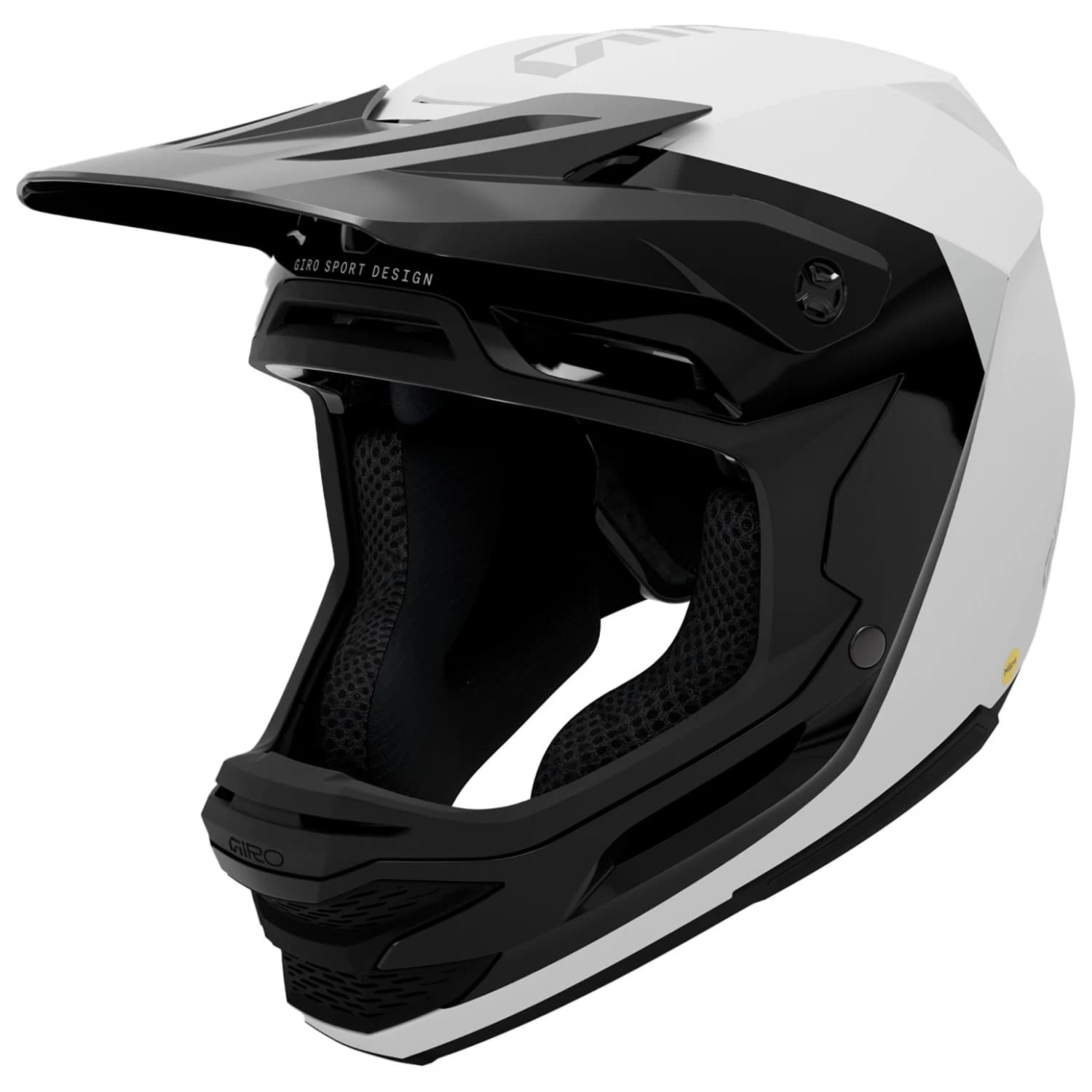 Full Face каска Giro Insurgent Spherical Bike helmet - Matte White / Black