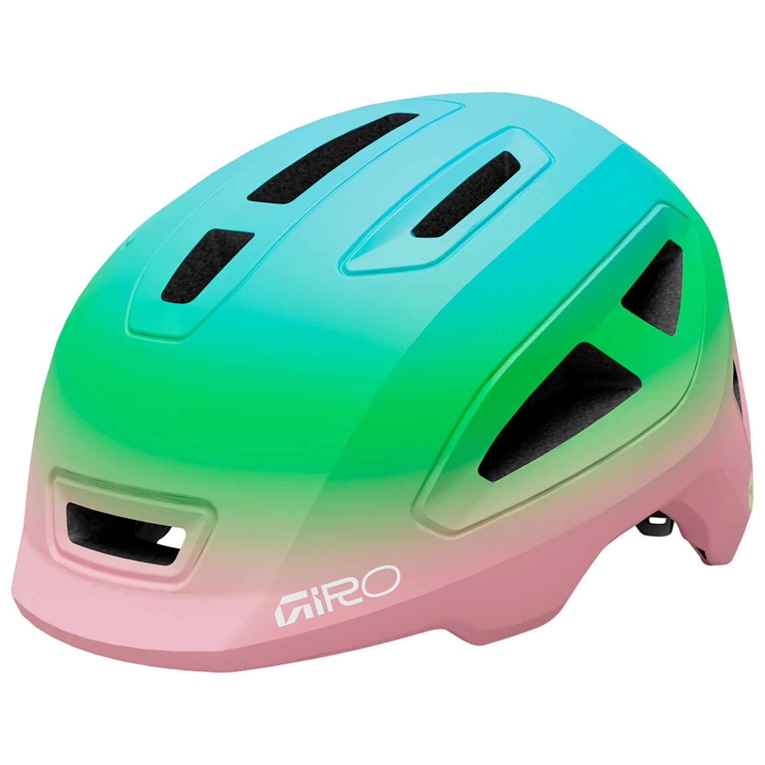Детска каска за велосипед Giro Kid's Scamp Mips II Bike helmet - Matte Pink / Green