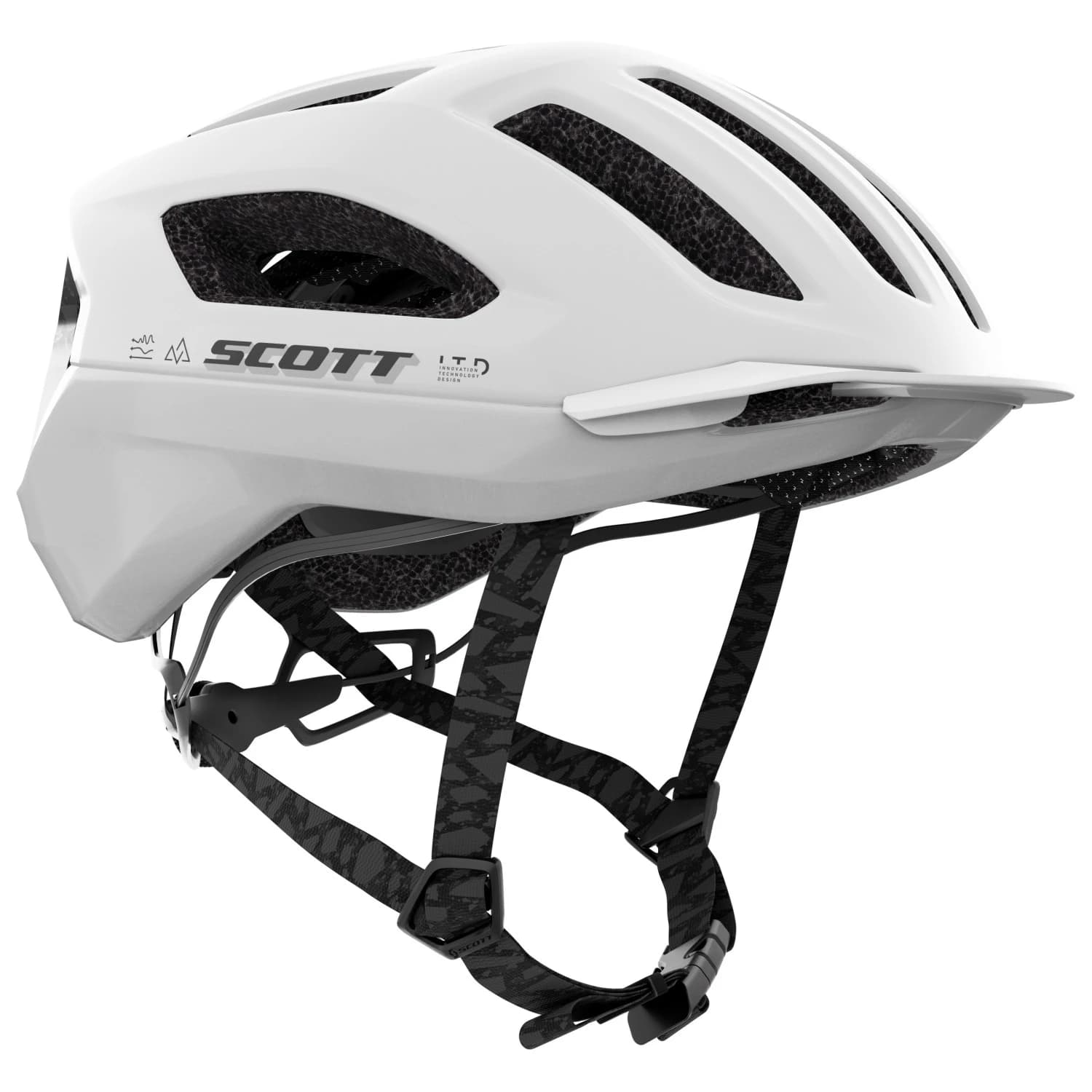 Каска за шосейно колоездене Scott Helmet Sierra Mips (CE) Bike helmet - Mineral White