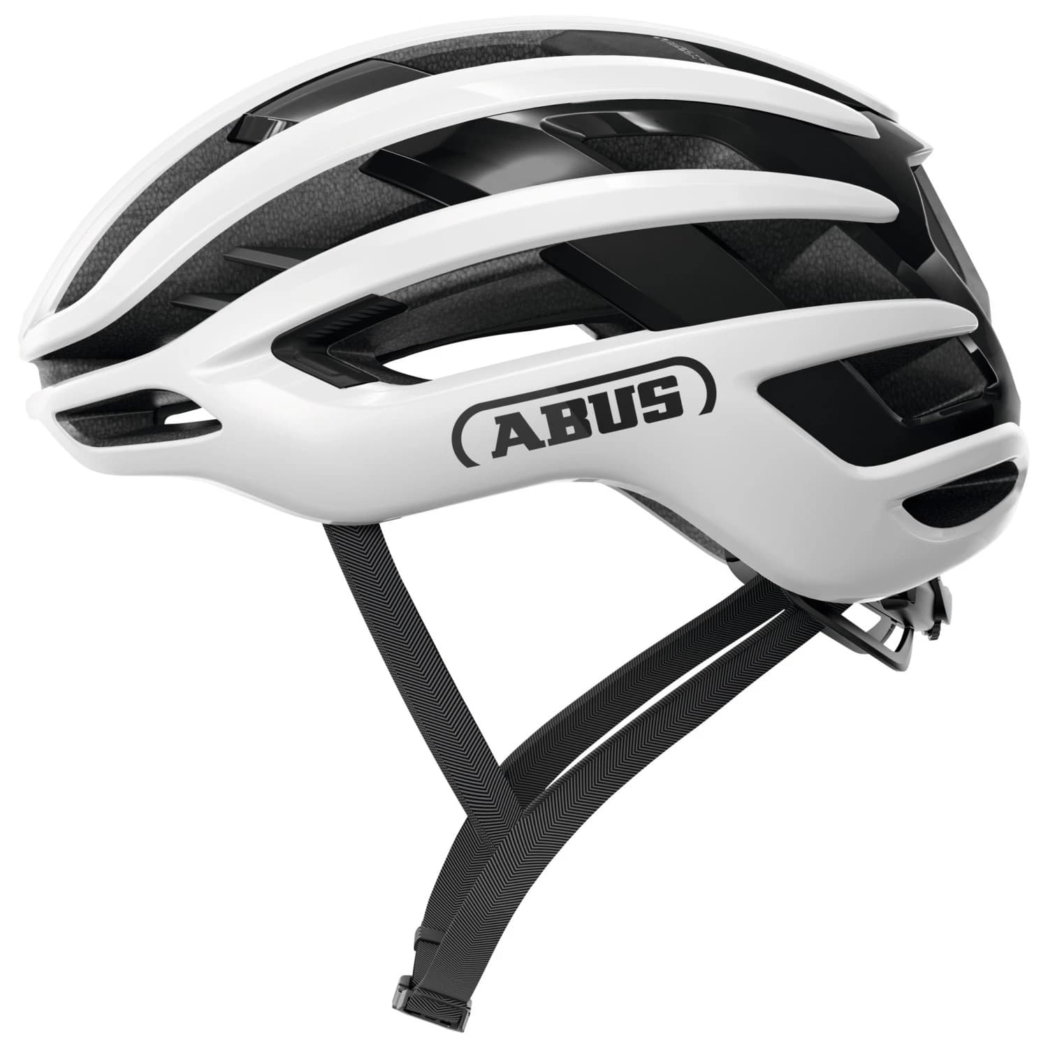 Каска за шосейно колоездене Abus Airbreaker 2.0 Mips Bike helmet - Shiny White