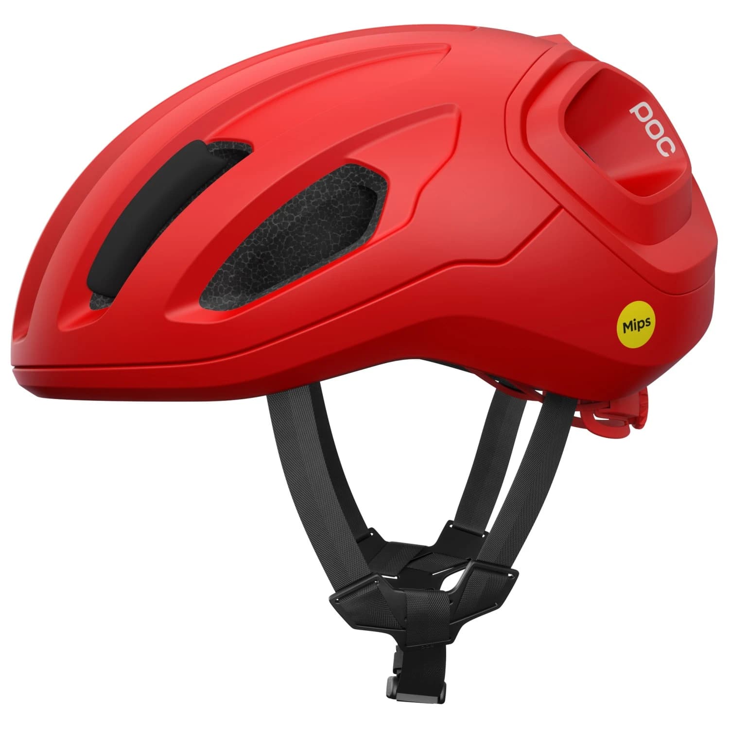 Каска за шосейно колоездене POC Amidal Bike helmet - Prismane Red Matt