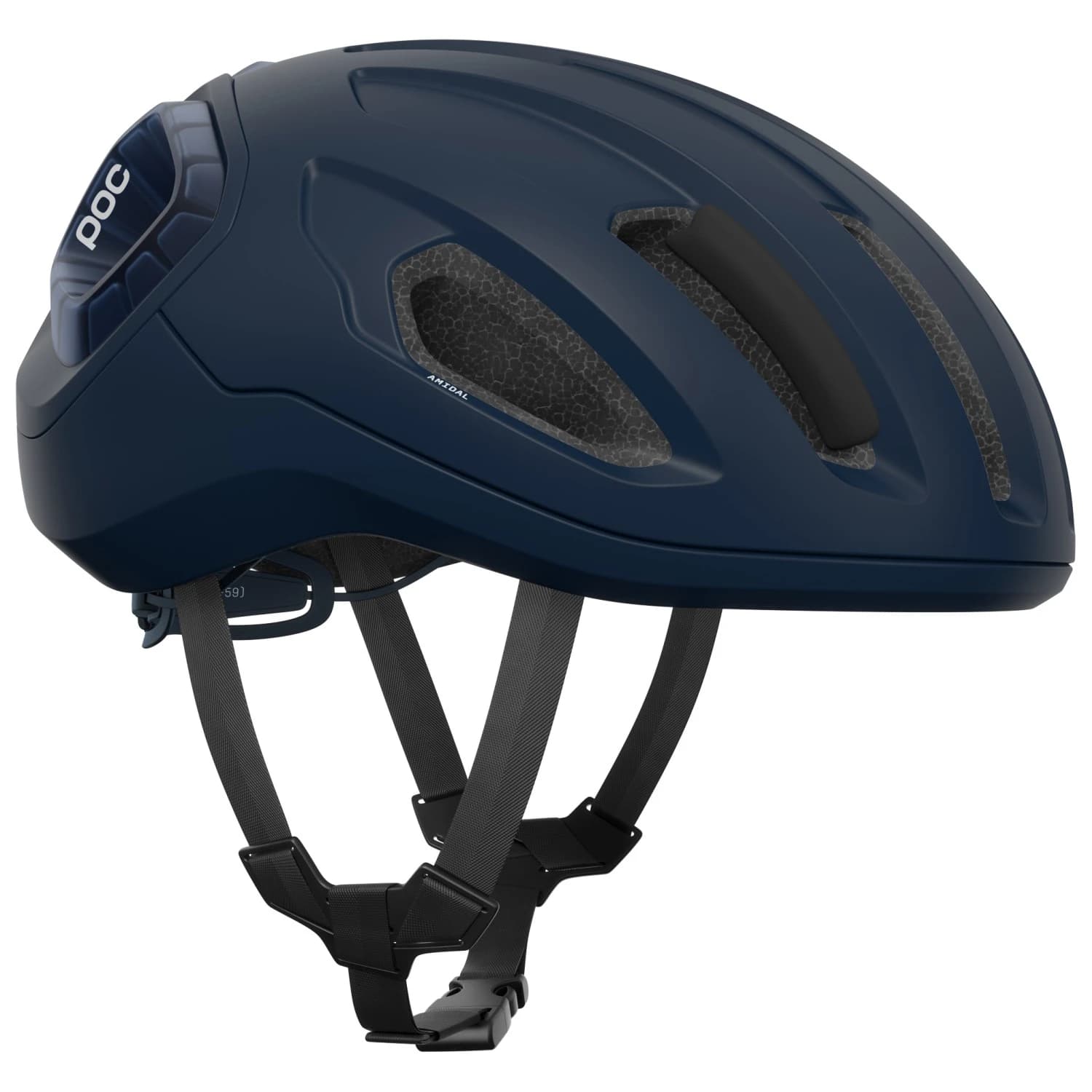 Каска за шосейно колоездене POC Amidal Bike helmet - Apatite Navy Matt/Fluo.Orange Matt/White Matt