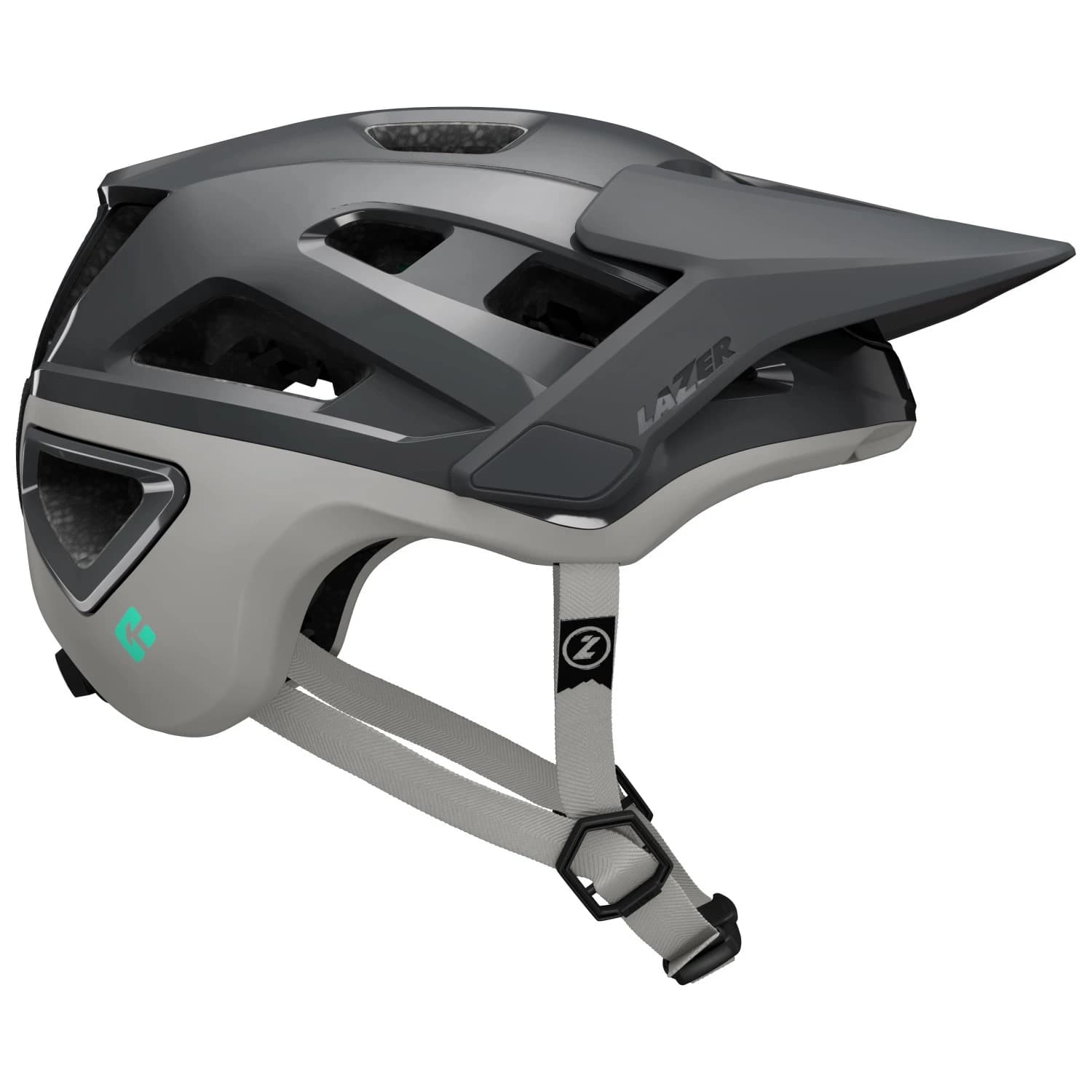 Каска за планинско колоездене Lazer Jackal KinetiCore Bike helmet - Gunmetal Grey