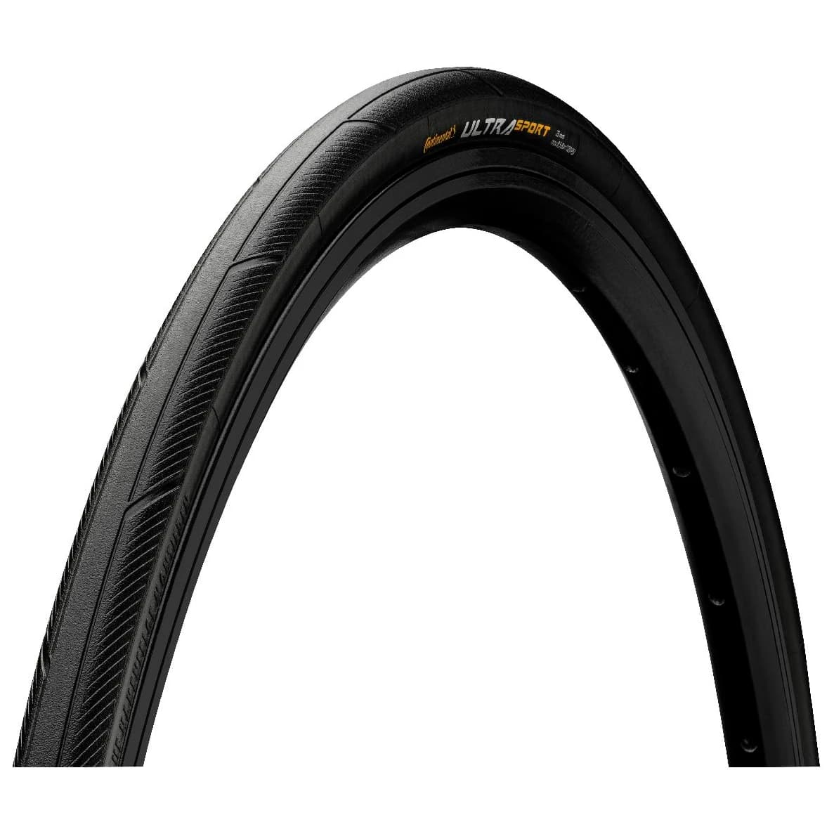 Гума за шосейно колоездене Continental Ultra Sport III 28'' (23-622) Foldable Cyclocross tyre - Black / Black