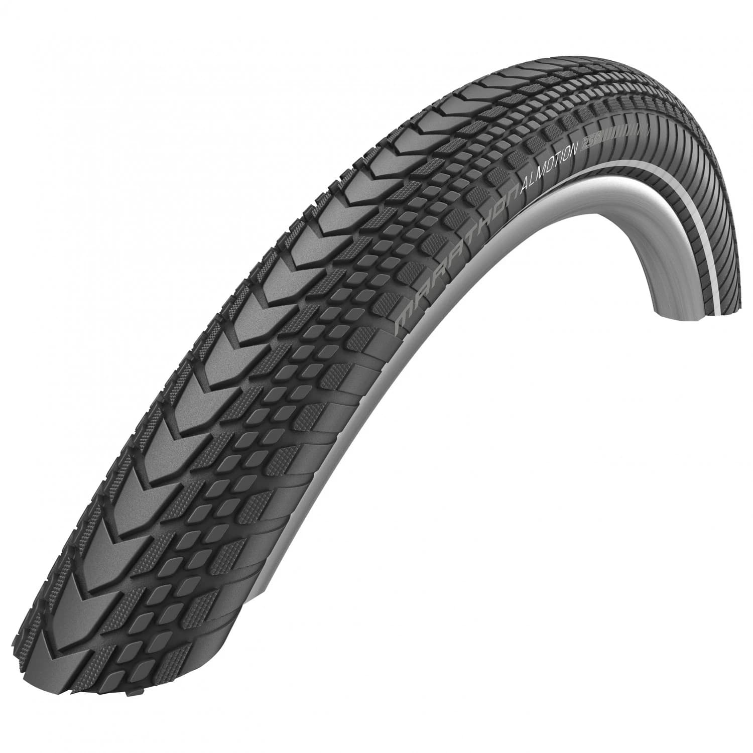 Велосипедна гума Schwalbe Marathon Almotion Evo 28'' (50-622) V-Guard FB Bicycle tire - Black / Reflex