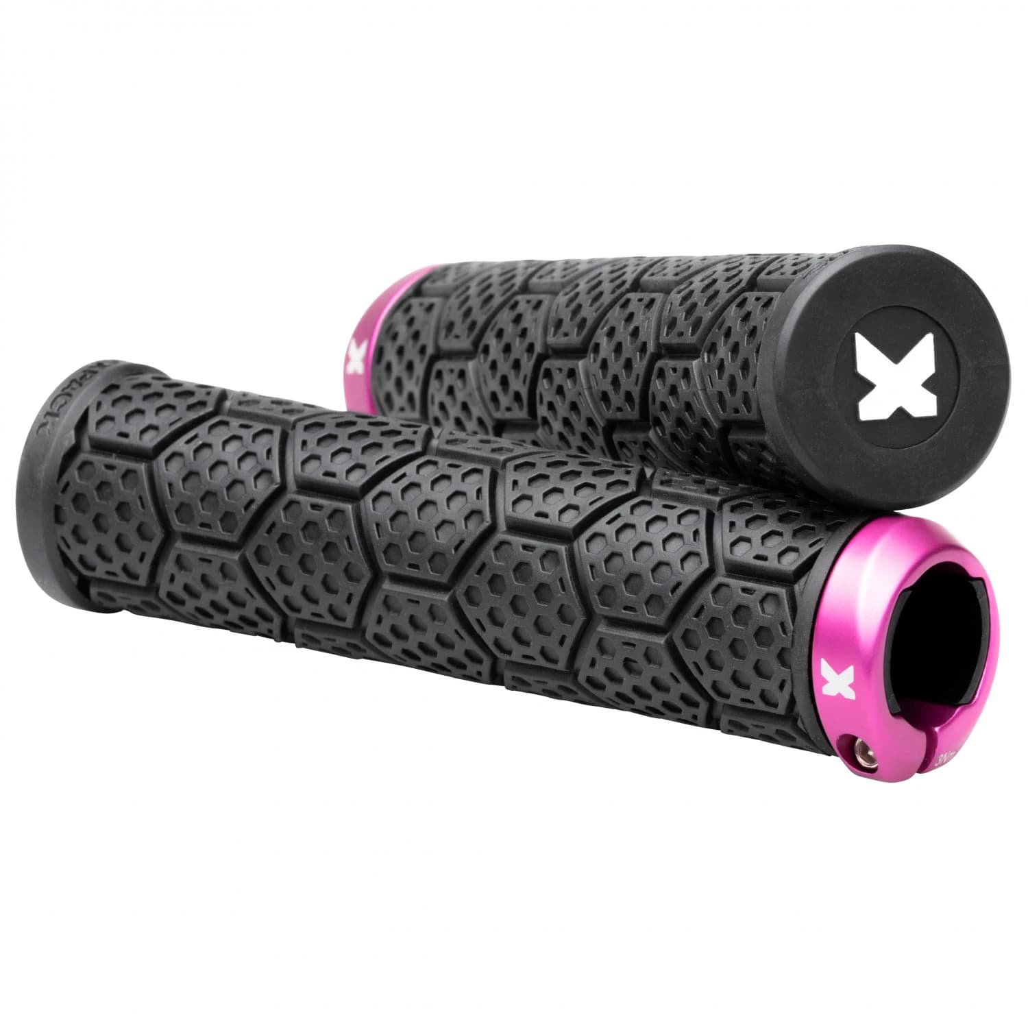 Грипове за кормило Sixpack racing D-Trix AL Bike grips - Black / Pink